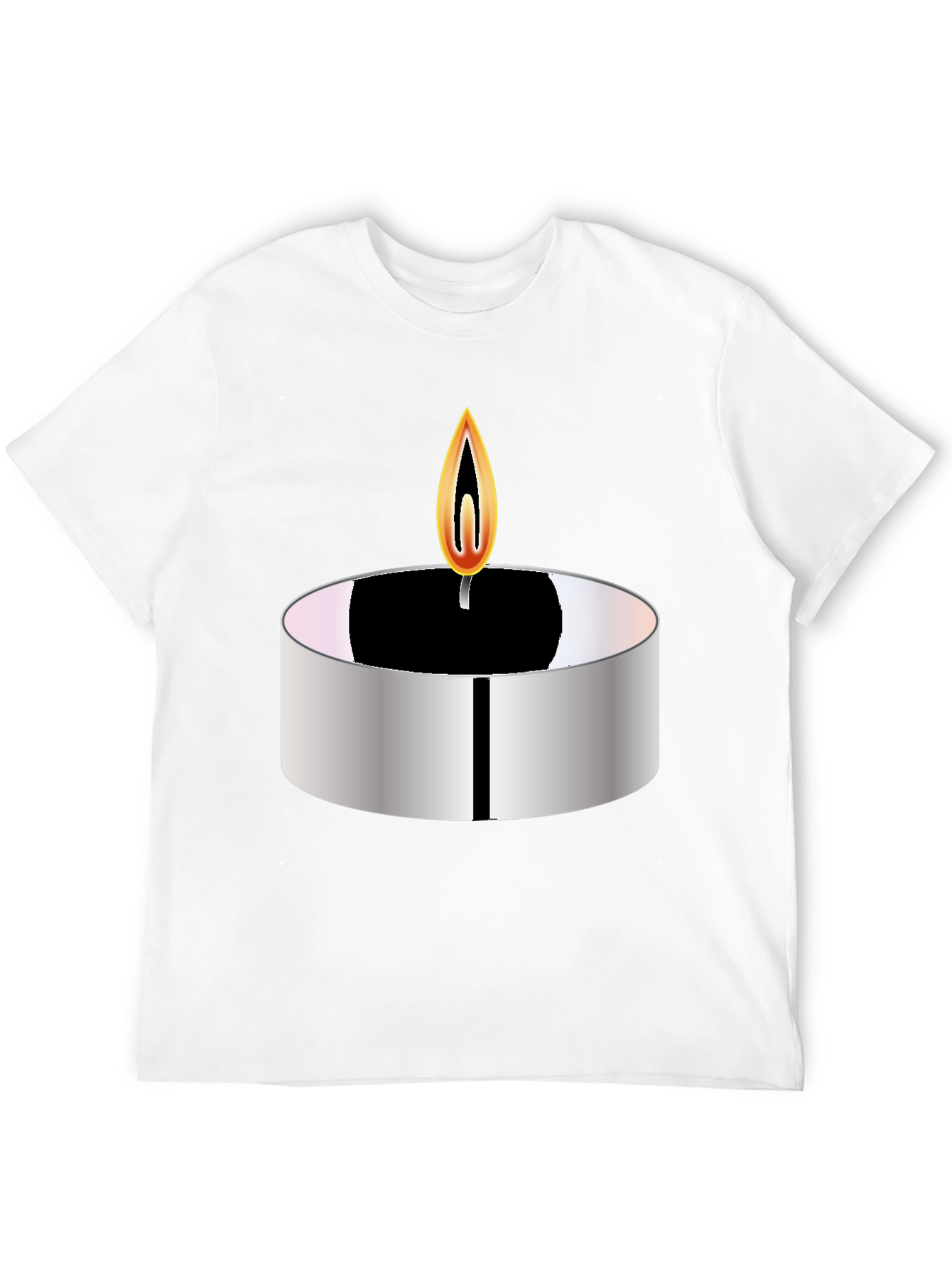 Candle Graphic T-Shirt - Modern Tee