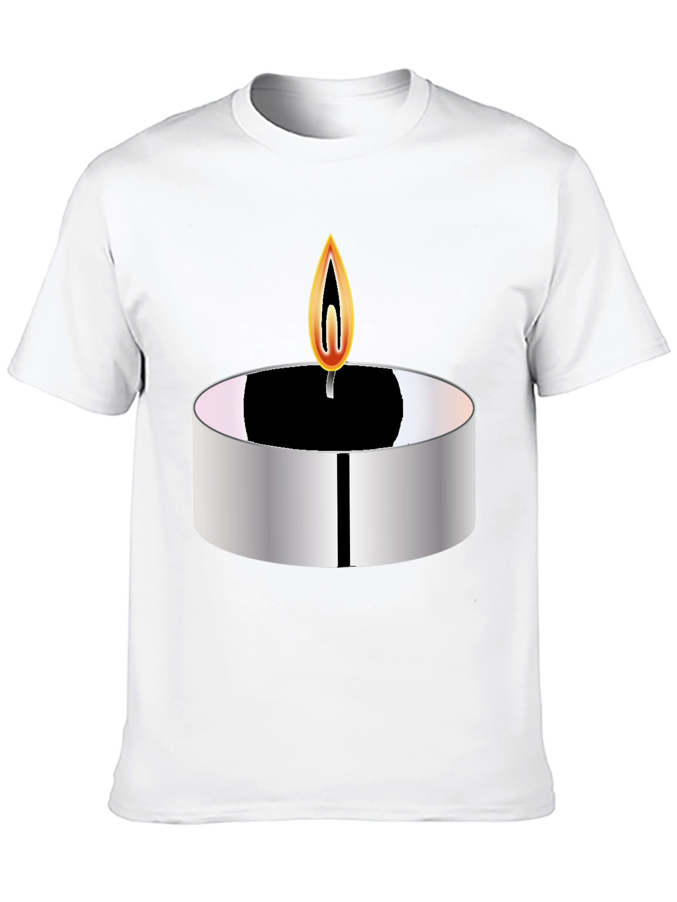Candle Graphic T-Shirt - Modern Tee