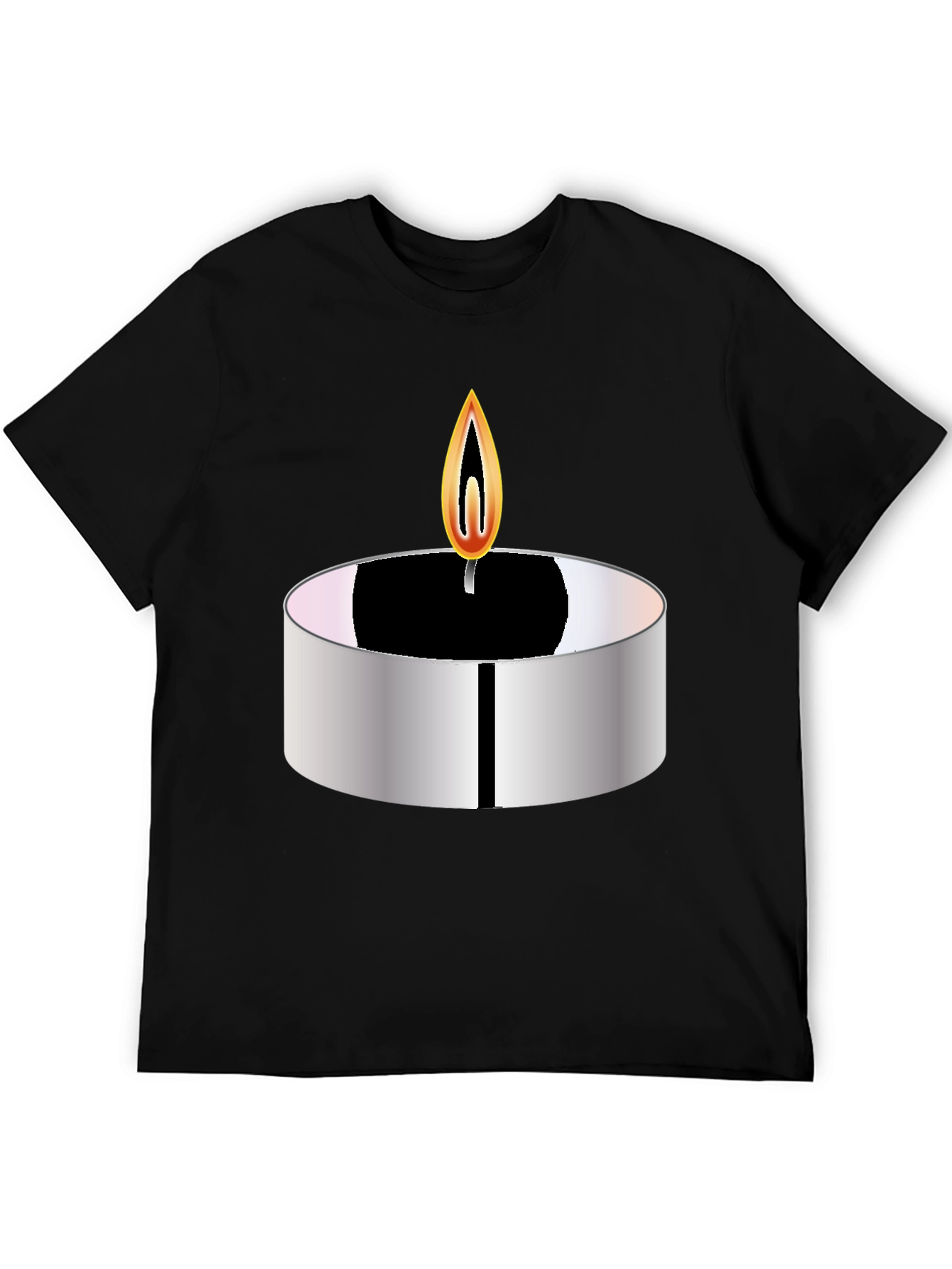 Candle Graphic T-Shirt - Modern Tee