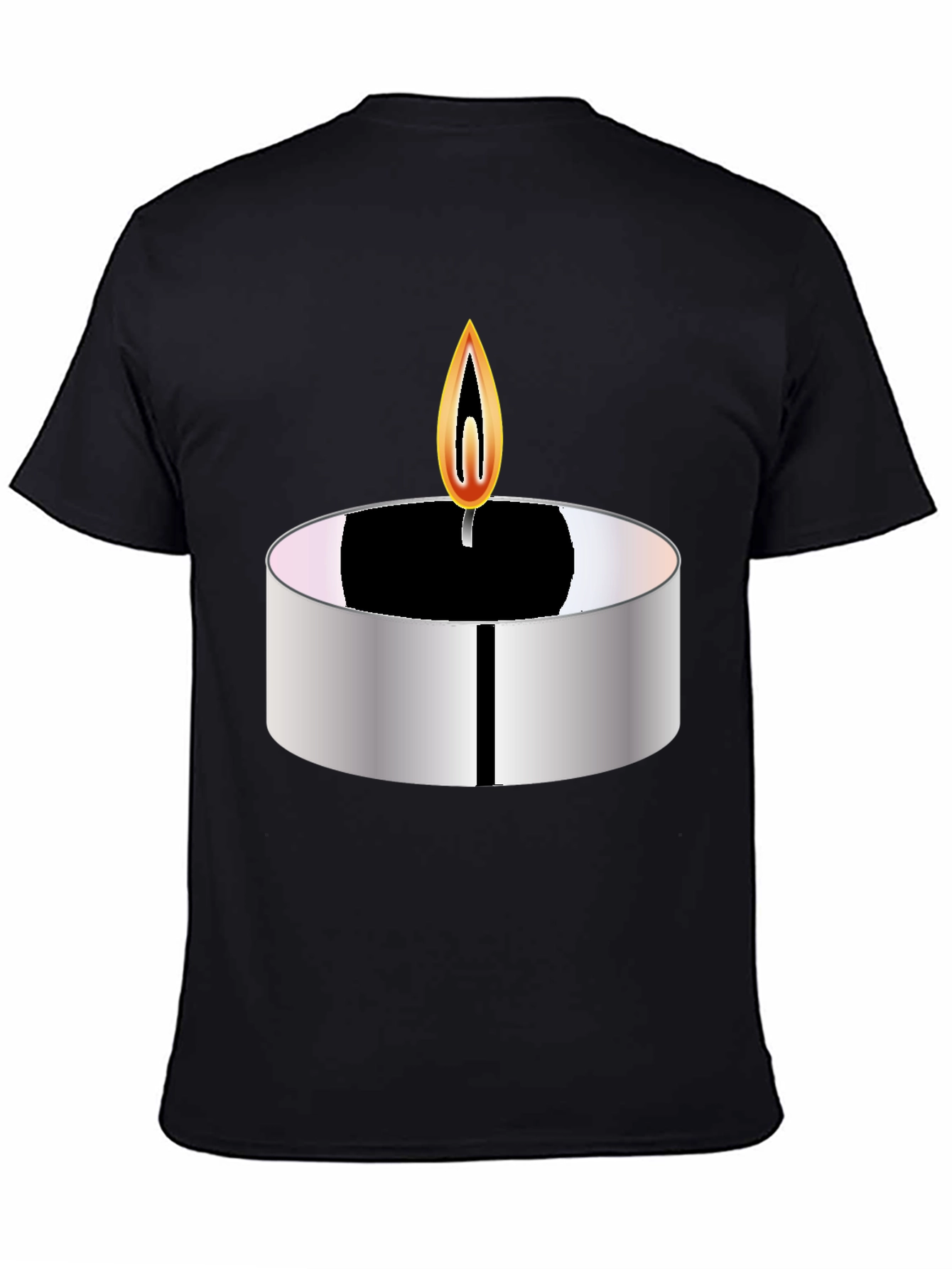 Candle Graphic T-Shirt - Modern Tee