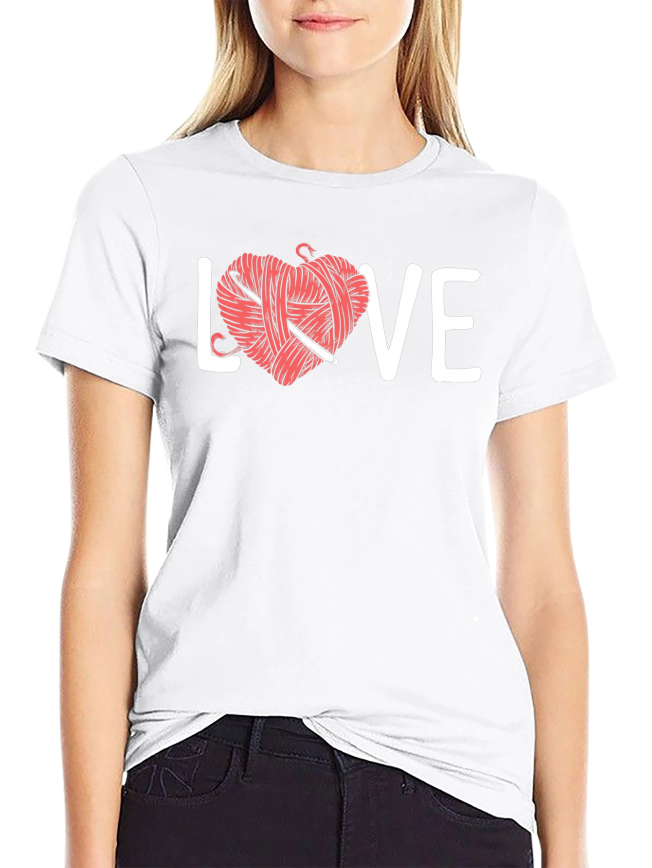 Crochet Love T-Shirt - Yarn Heart Tee