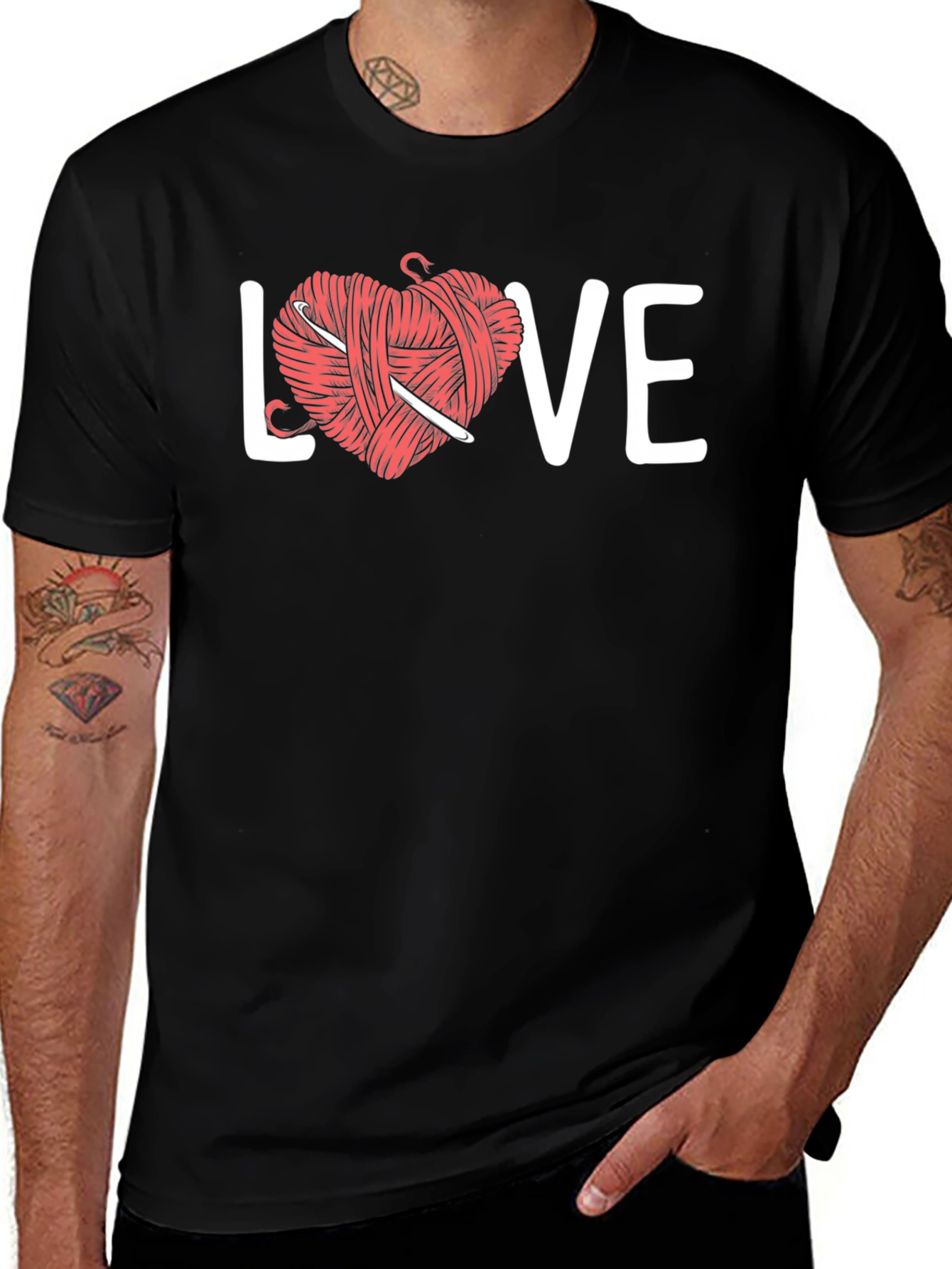 Crochet Love T-Shirt - Yarn Heart Tee