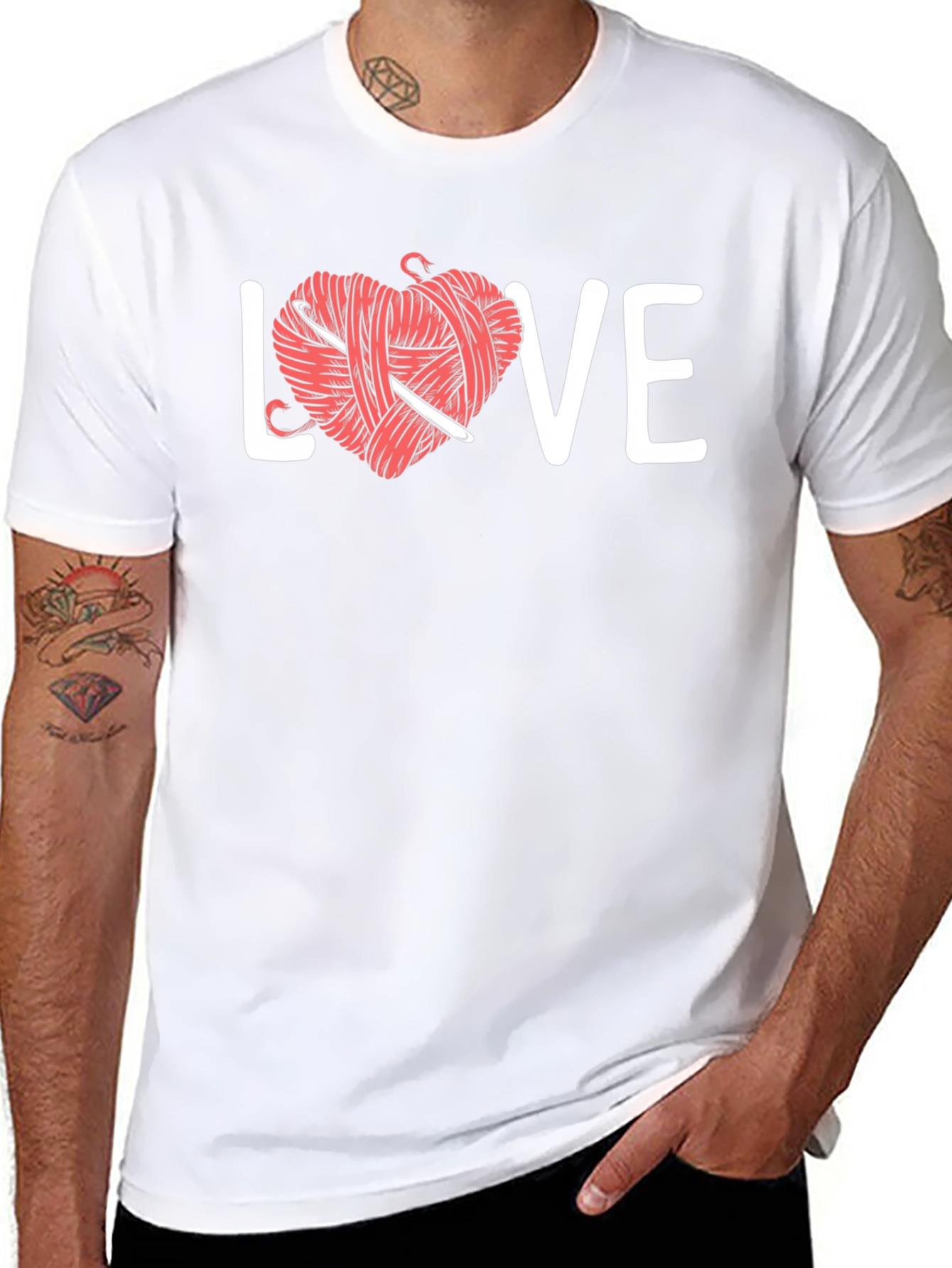 Crochet Love T-Shirt - Yarn Heart Tee