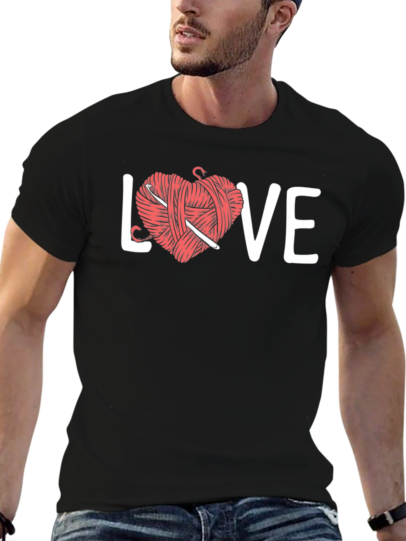Crochet Love T-Shirt - Yarn Heart Tee