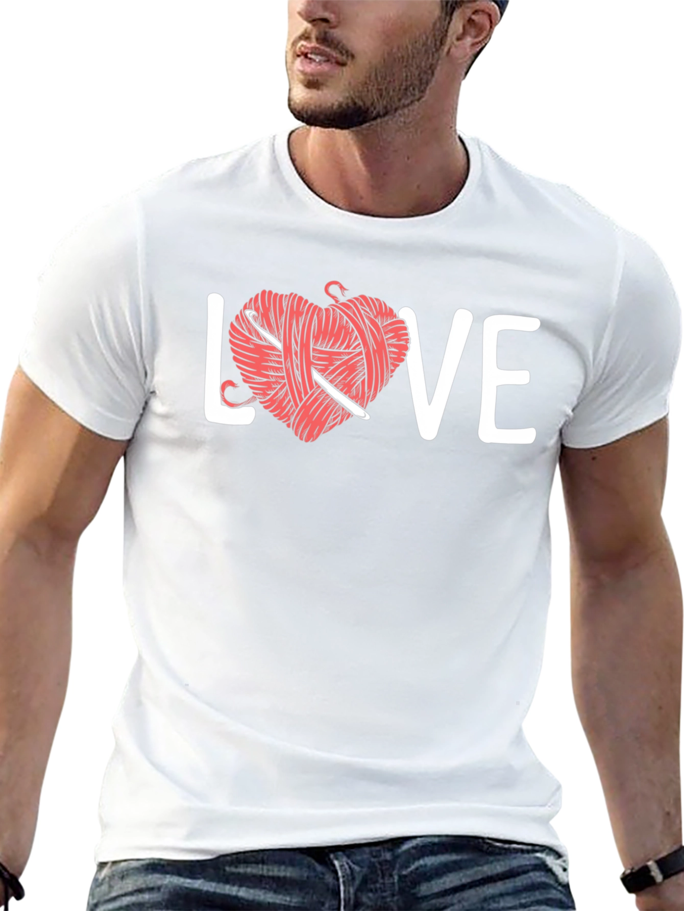 Crochet Love T-Shirt - Yarn Heart Tee