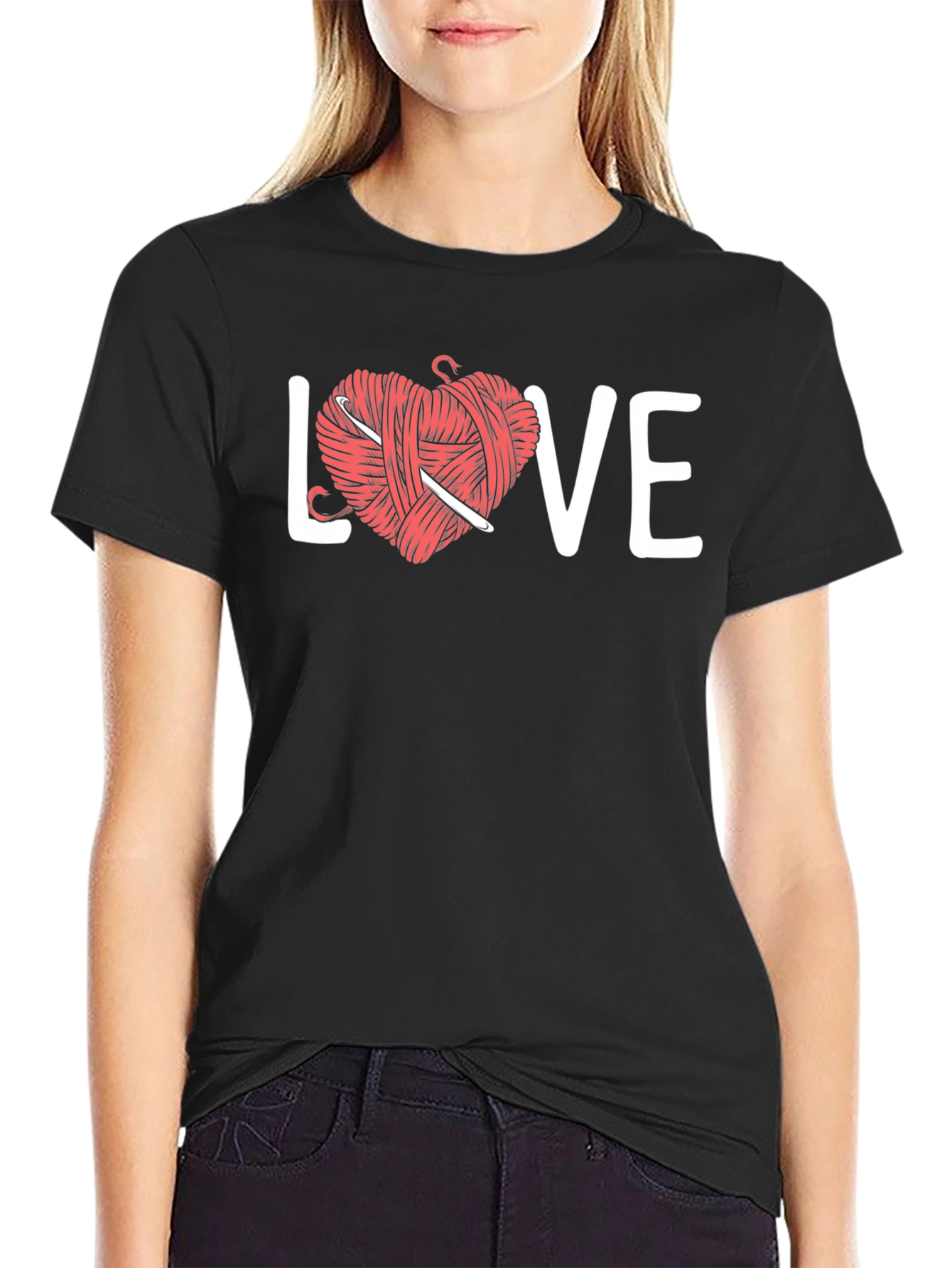 Crochet Love T-Shirt - Yarn Heart Tee