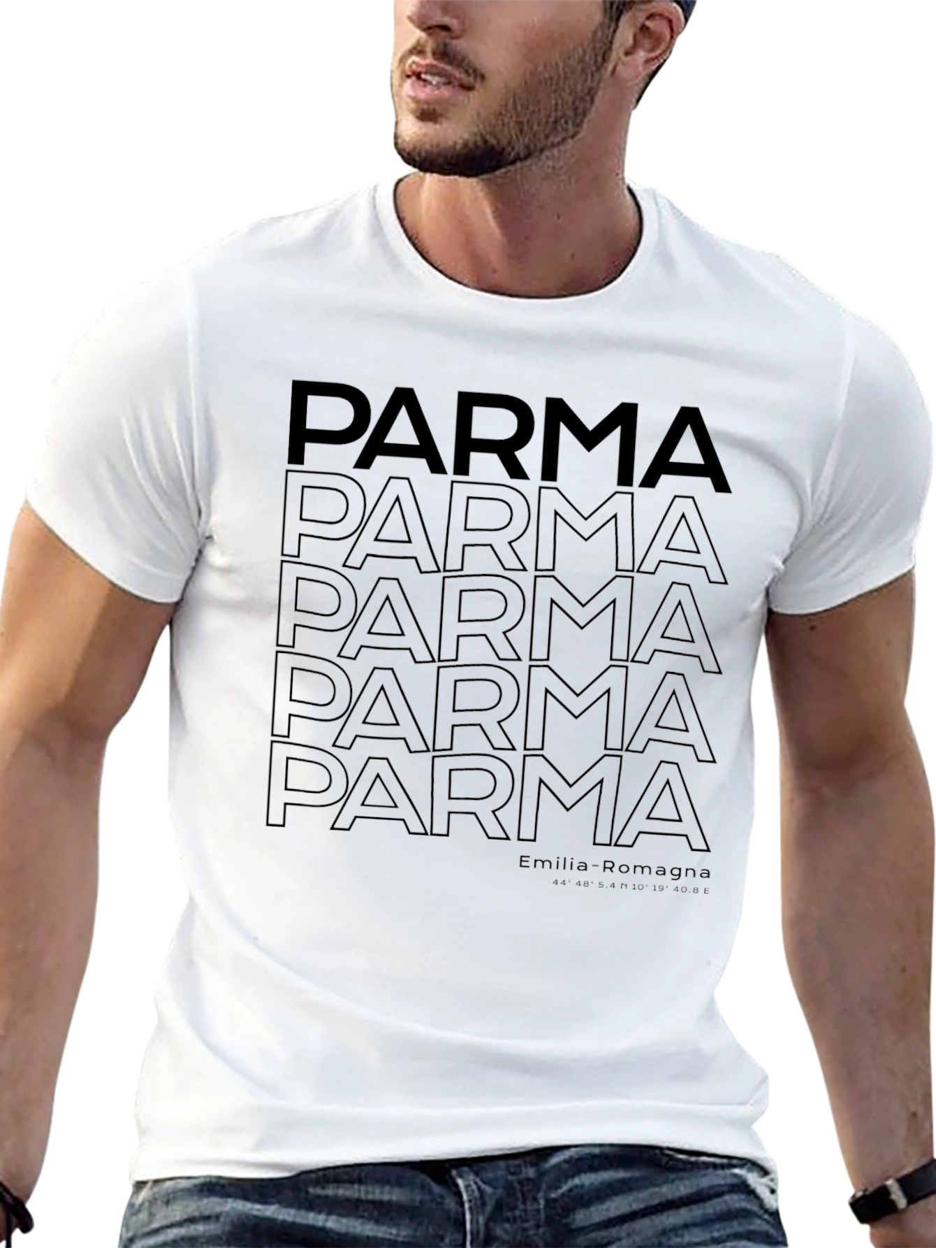 Parma Text Graphic Tee - Emilia Romagna Italy