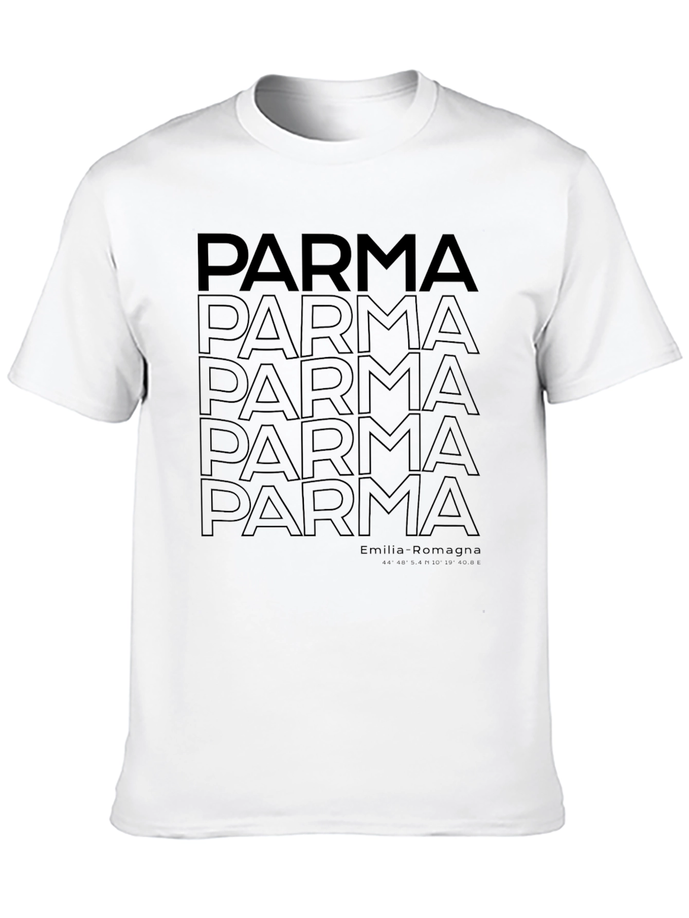 Parma Text Graphic Tee - Emilia Romagna Italy