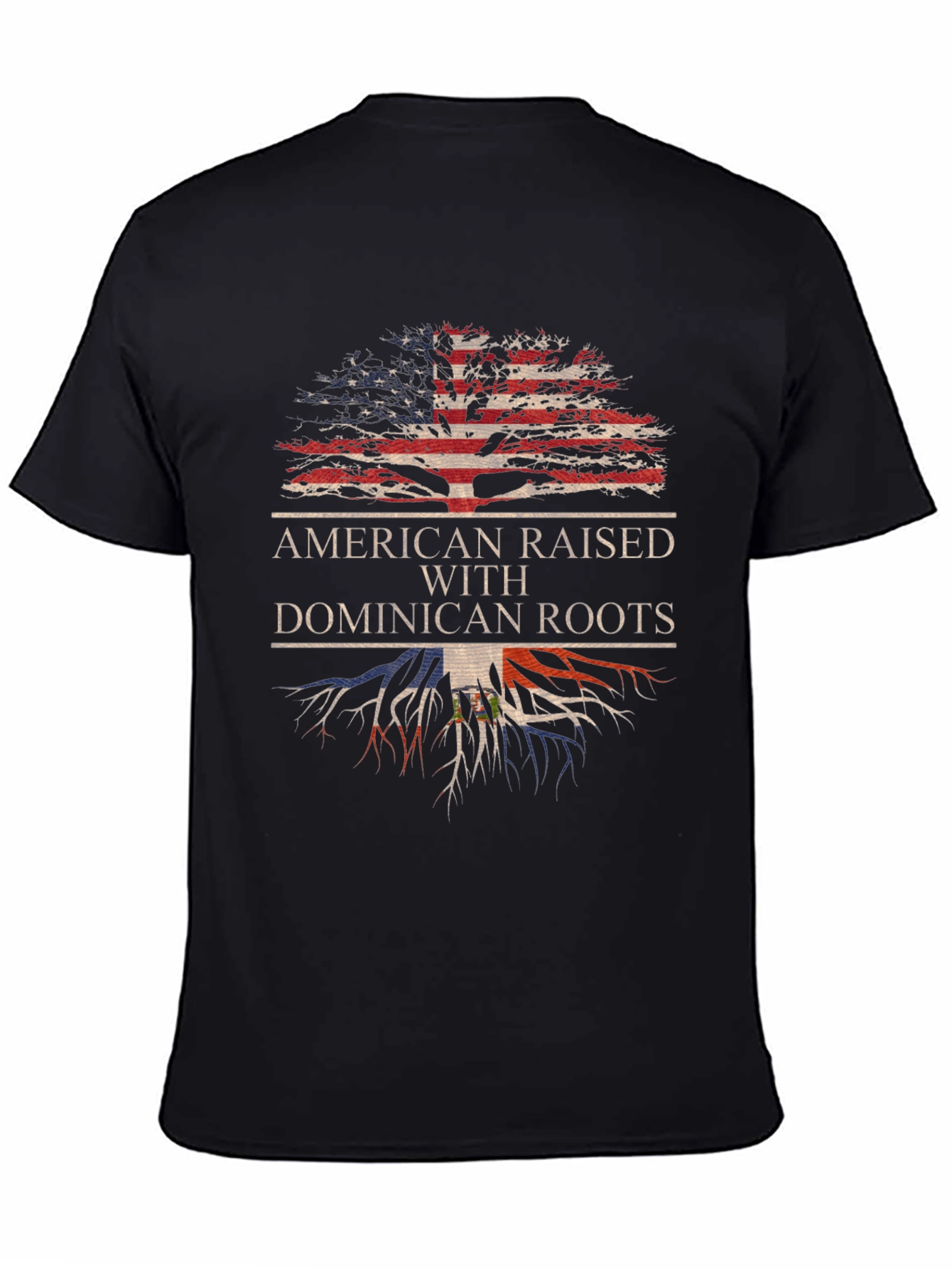 American Raised Dominican Roots Graphic Tee