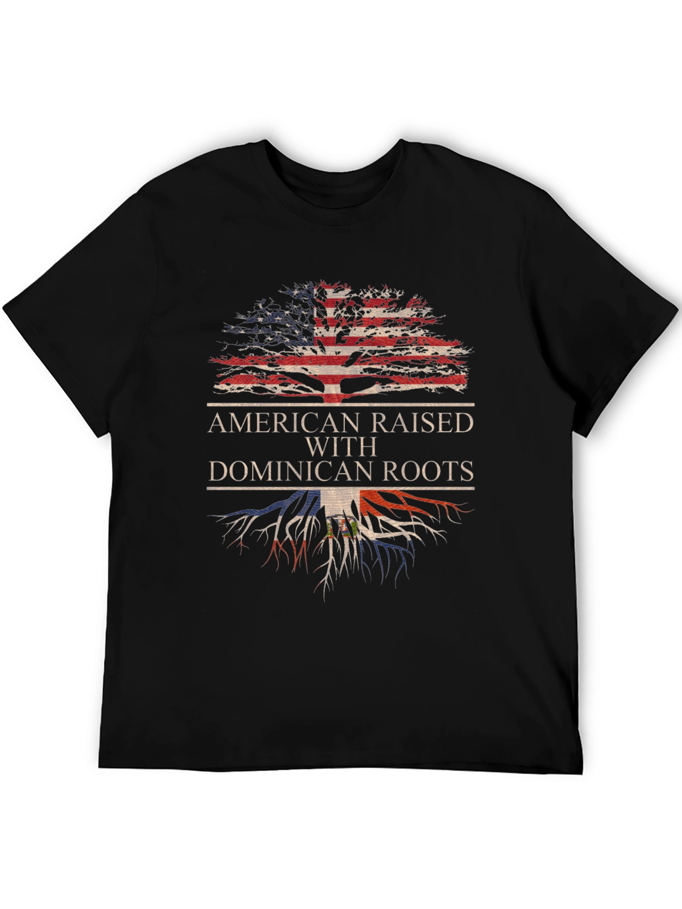 American Raised Dominican Roots Graphic Tee