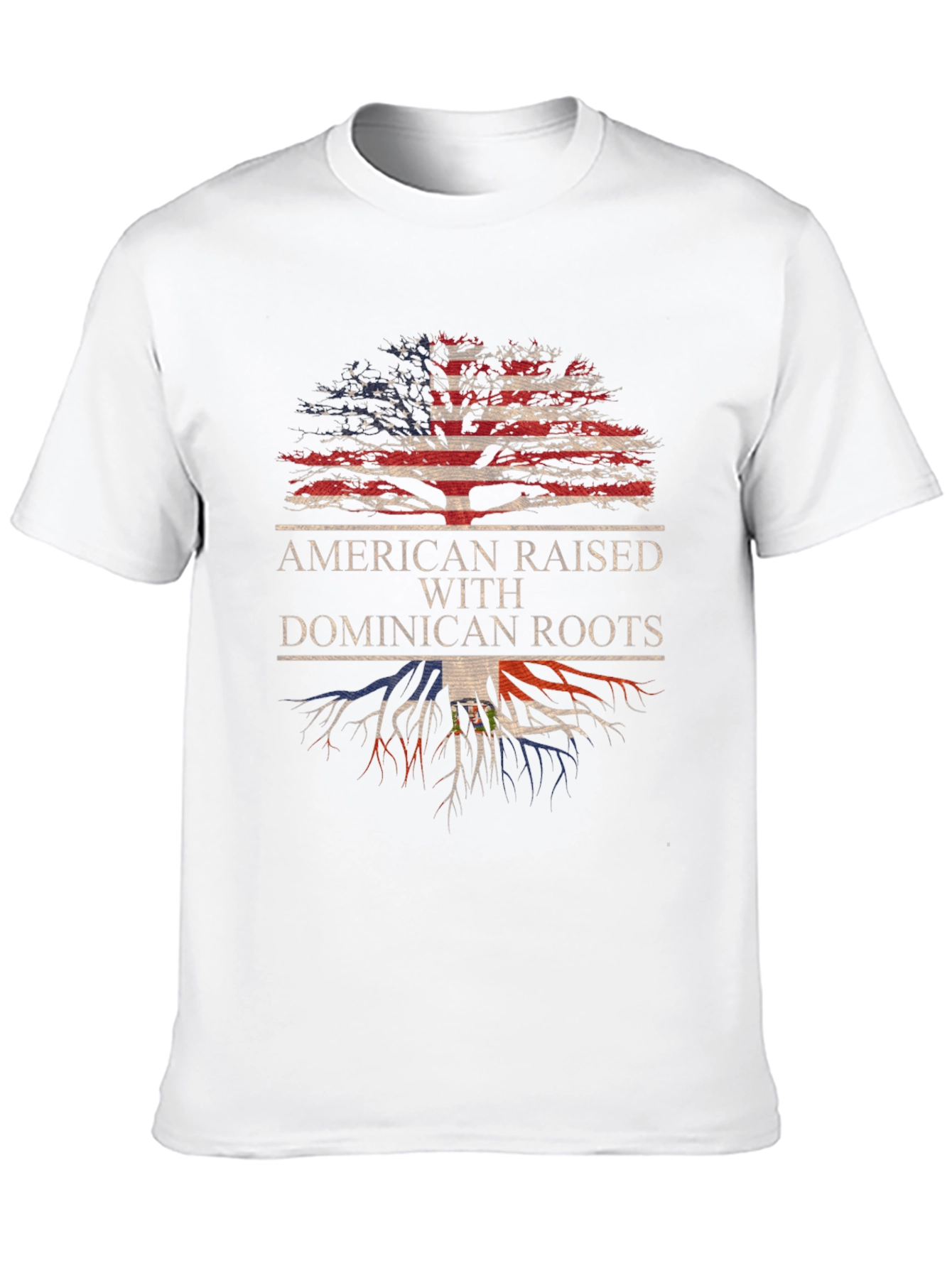 American Raised Dominican Roots Graphic Tee