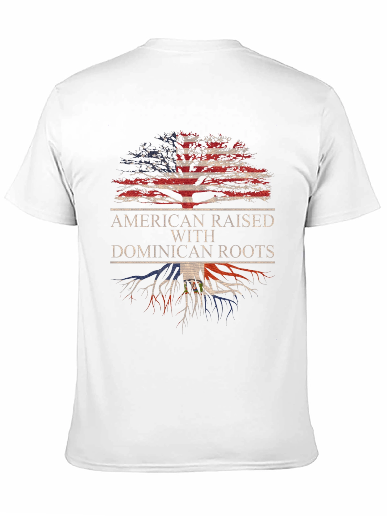 American Raised Dominican Roots Graphic Tee