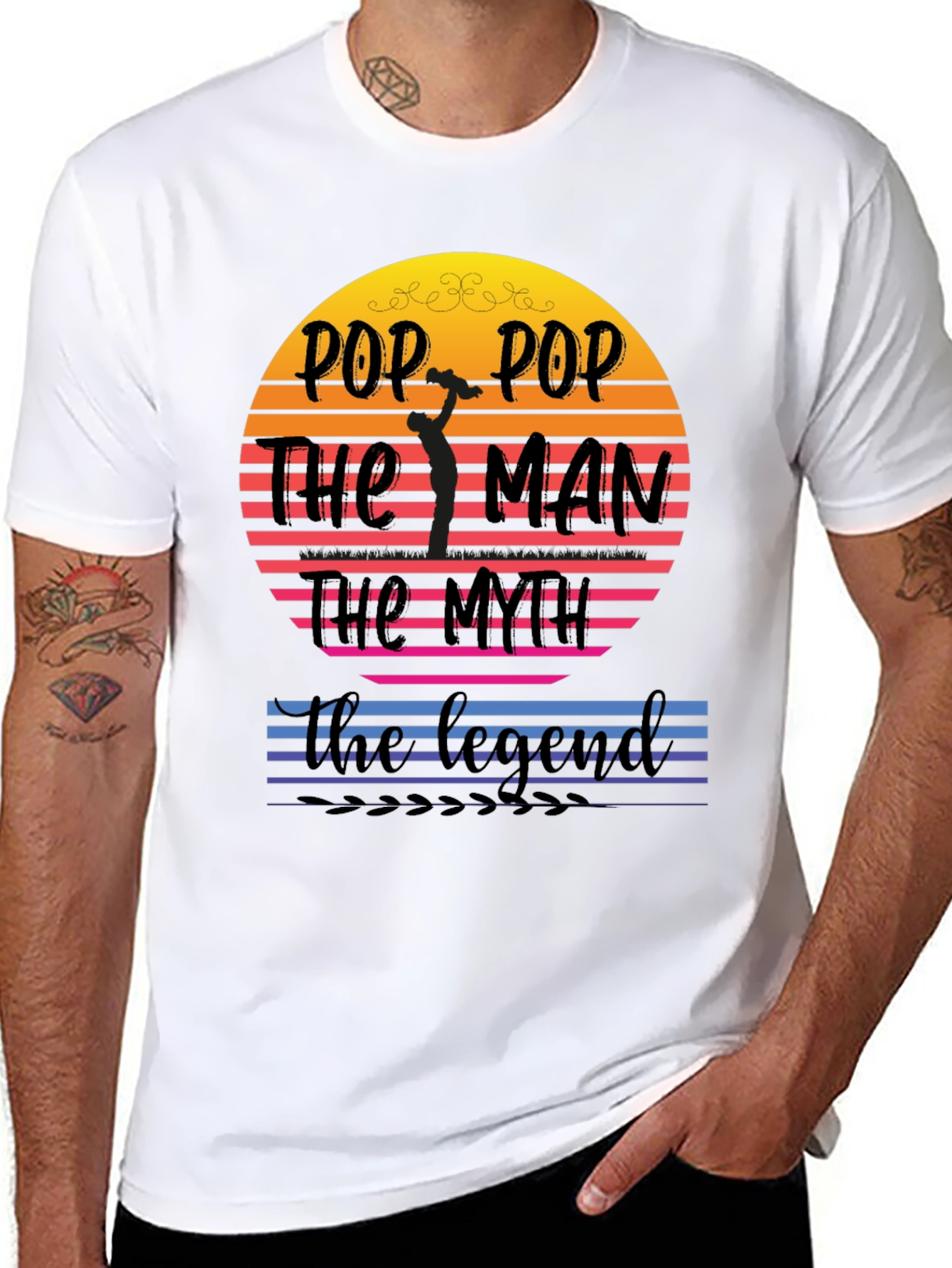 Pop Pop The Man T-Shirt