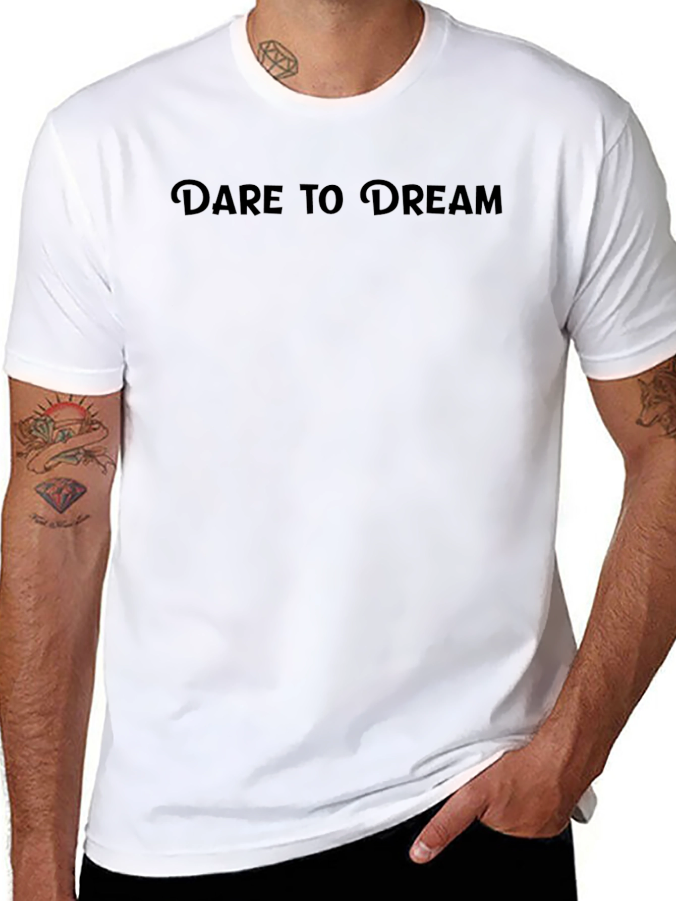 Dare to Dream Black T-Shirt