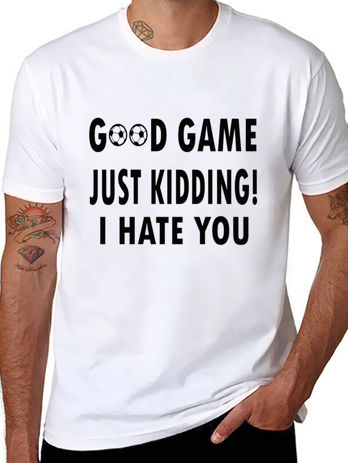 Funny Good Game Kidding I Hate You T-Shirt