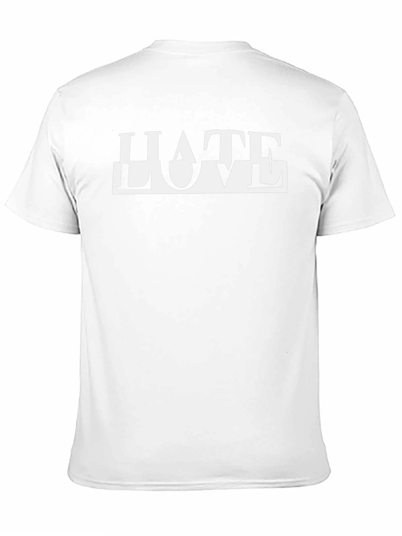 HATE LOVE Graphic Tee - Black T-Shirt