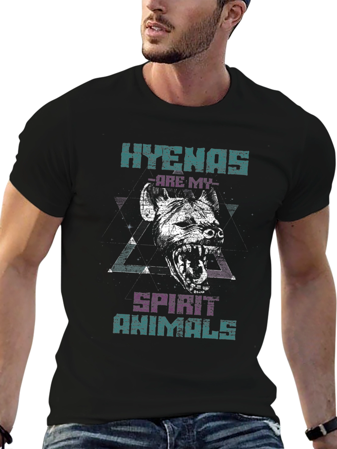 Hyena Spirit Animal Graphic Tee