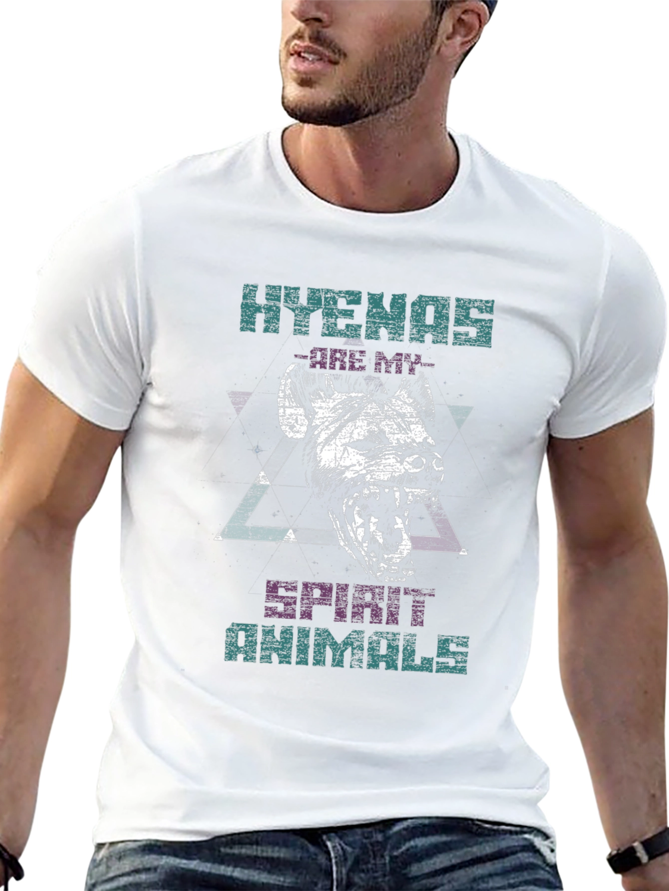 Hyena Spirit Animal Graphic Tee