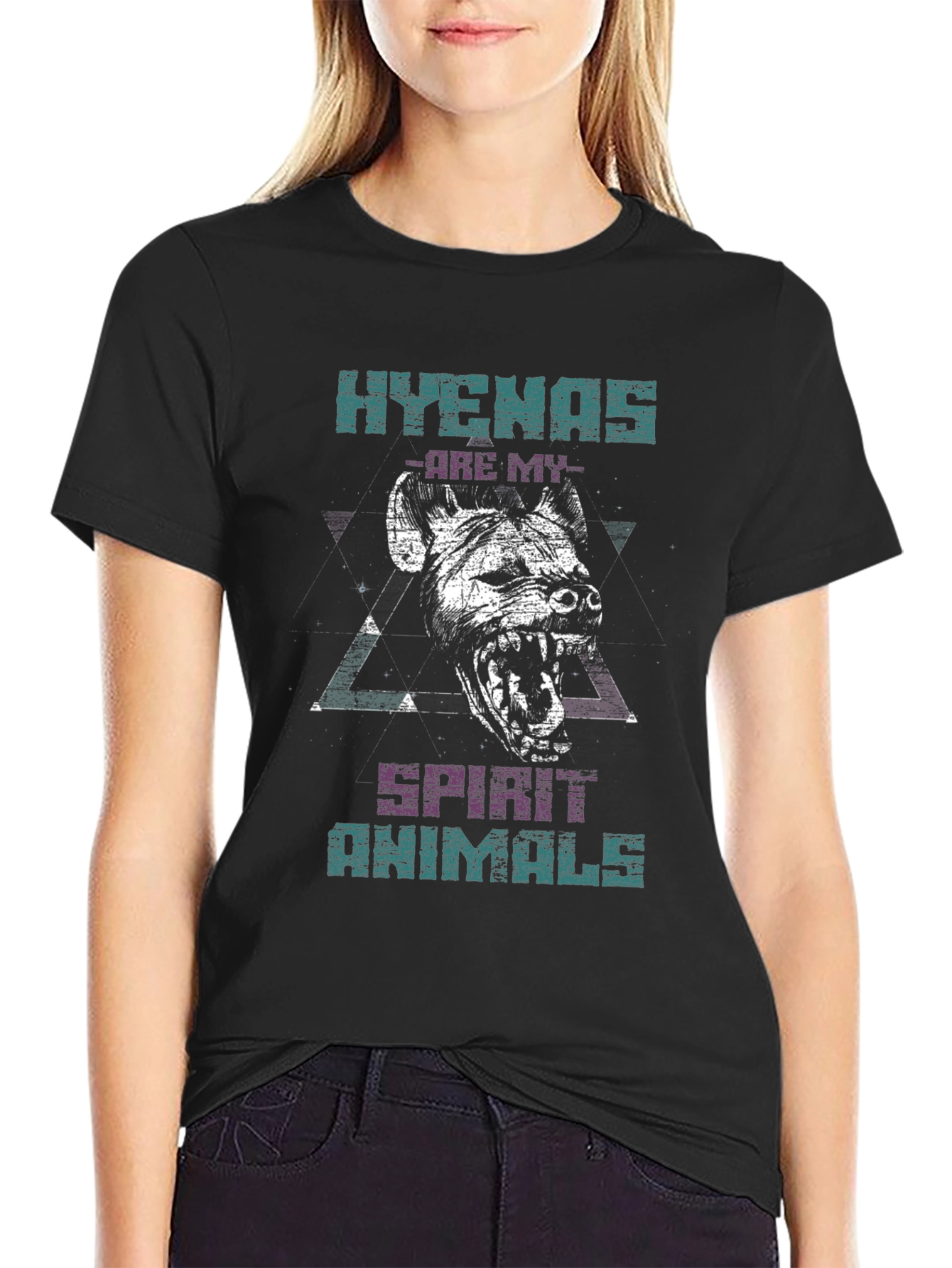 Hyena Spirit Animal Graphic Tee