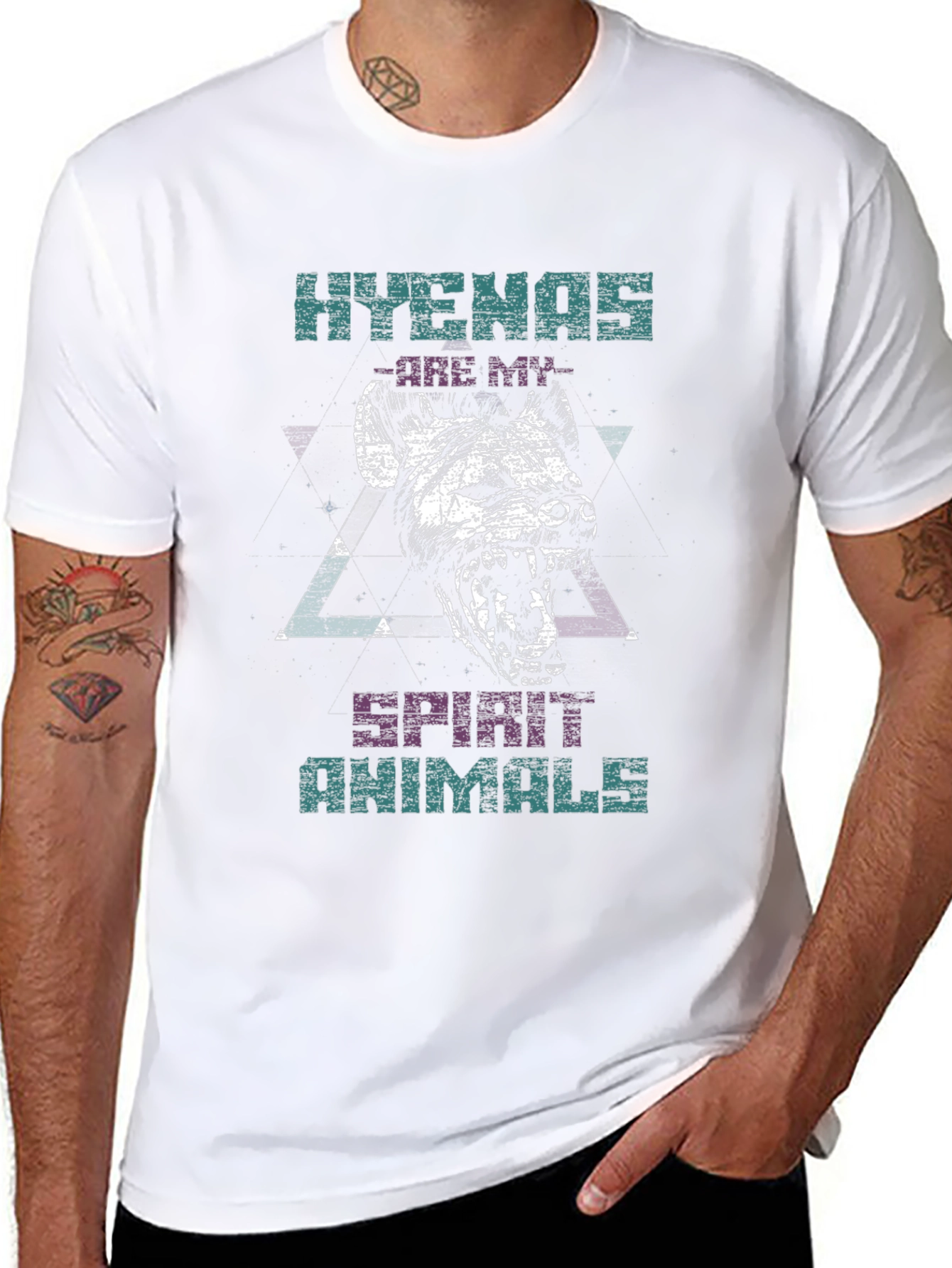 Hyena Spirit Animal Graphic Tee