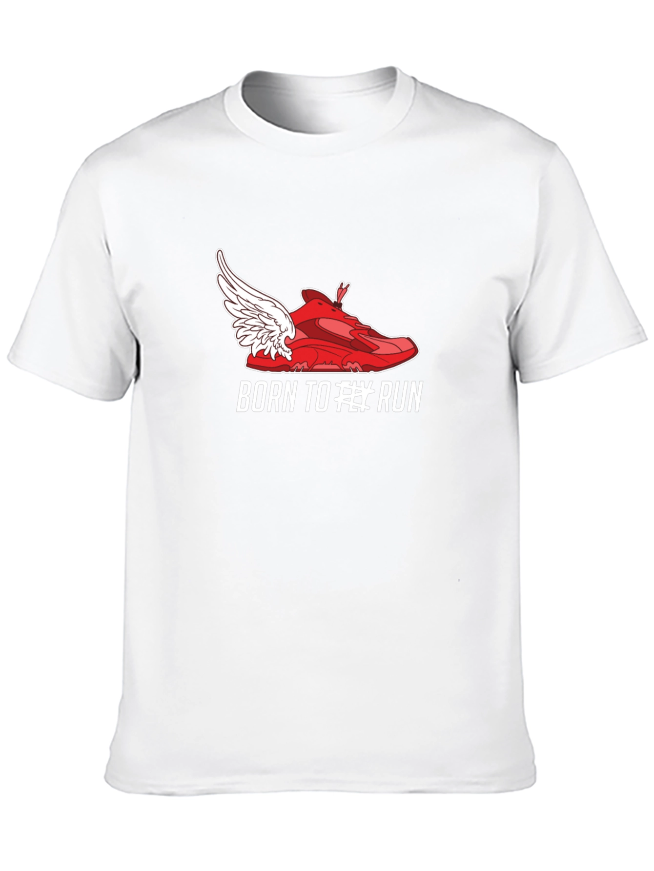 Born to Fly Run Graphic Tee - Black