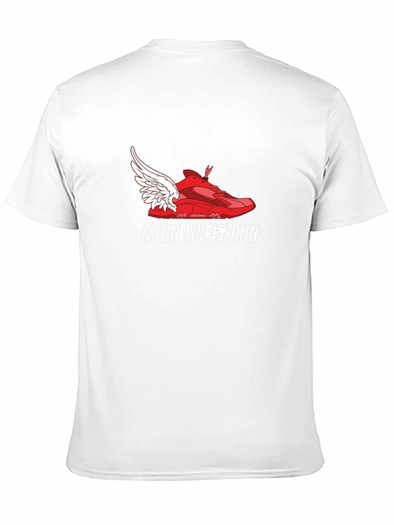 Born to Fly Run Graphic Tee - Black