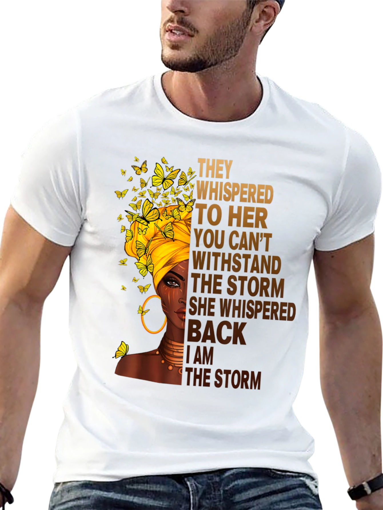 Inspirational I am the Storm Graphic Tee