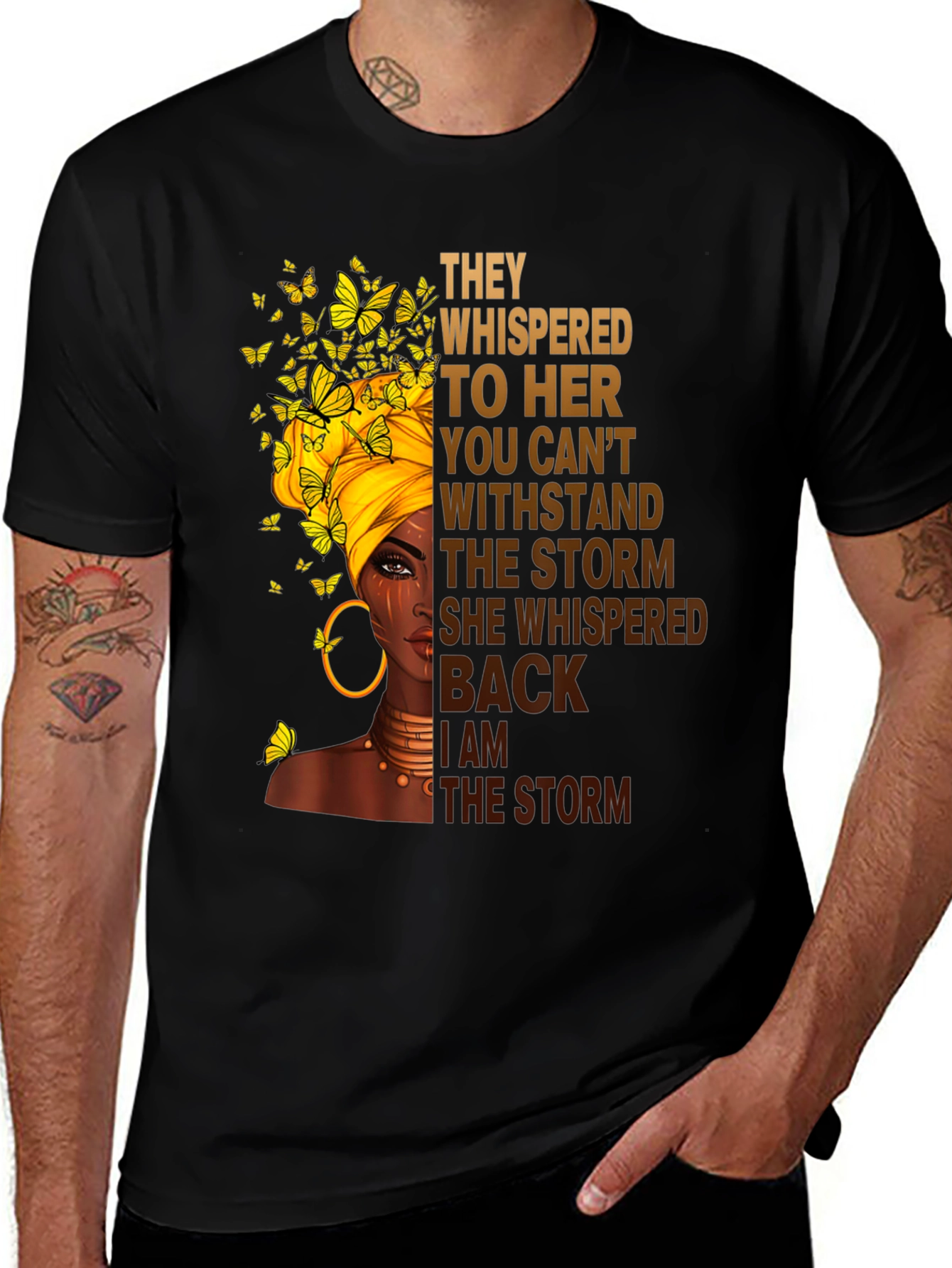 Inspirational I am the Storm Graphic Tee