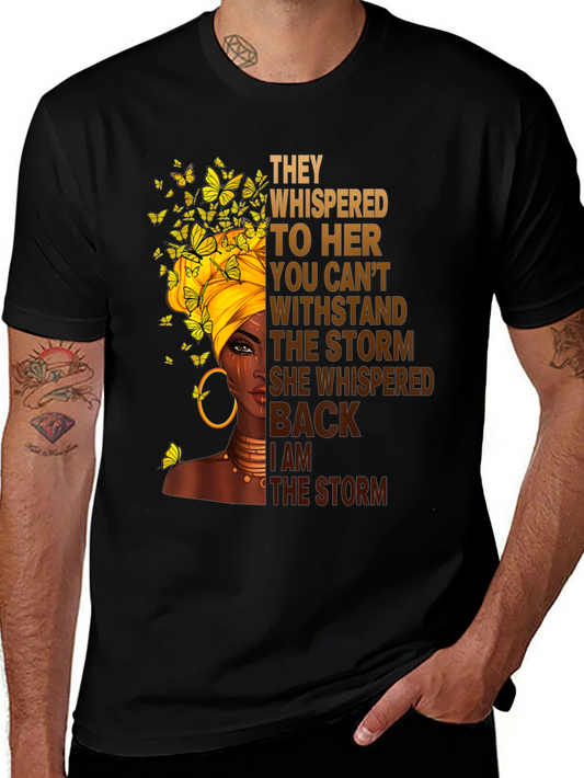 Inspirational I am the Storm Graphic Tee