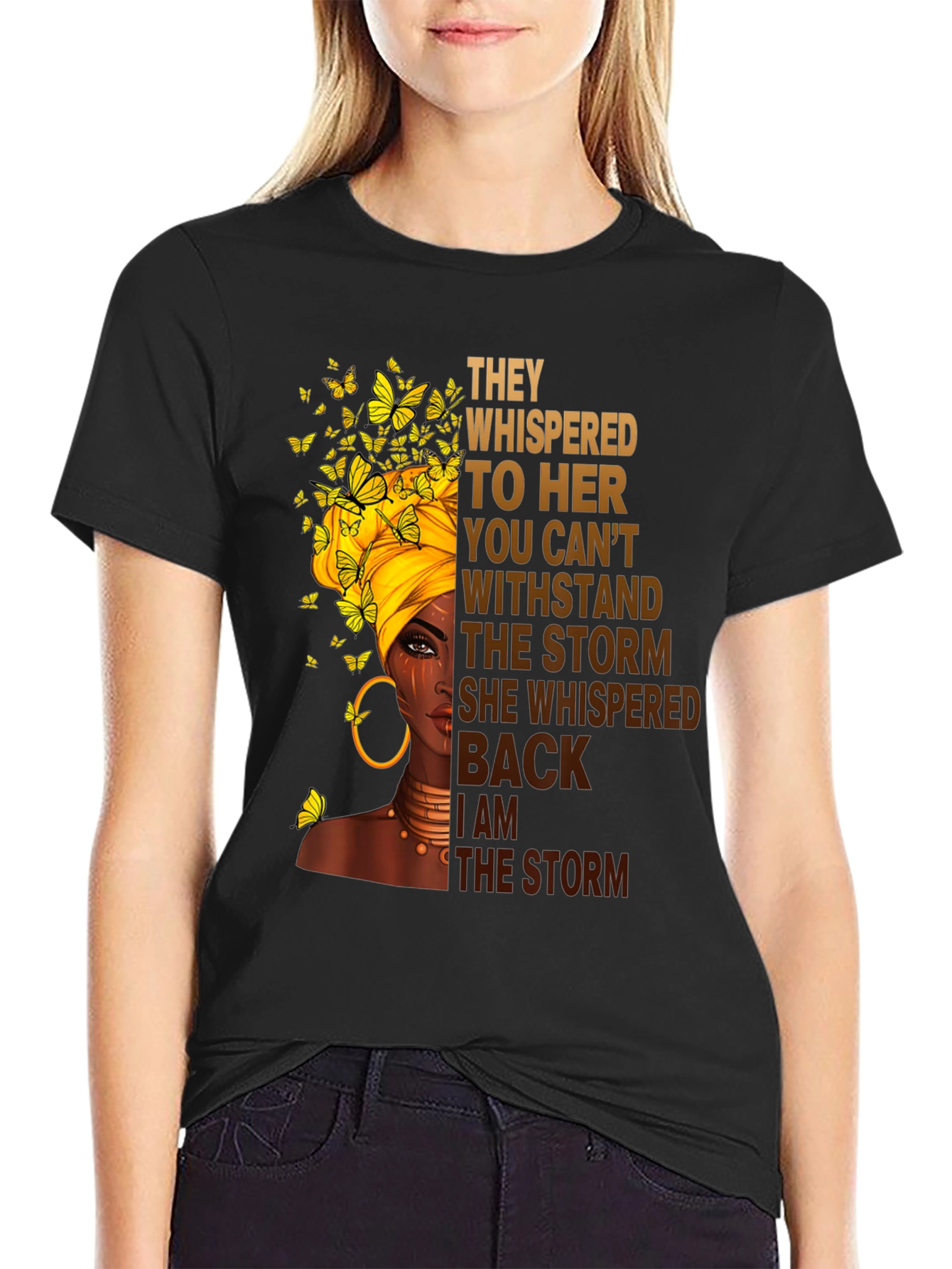 Inspirational I am the Storm Graphic Tee