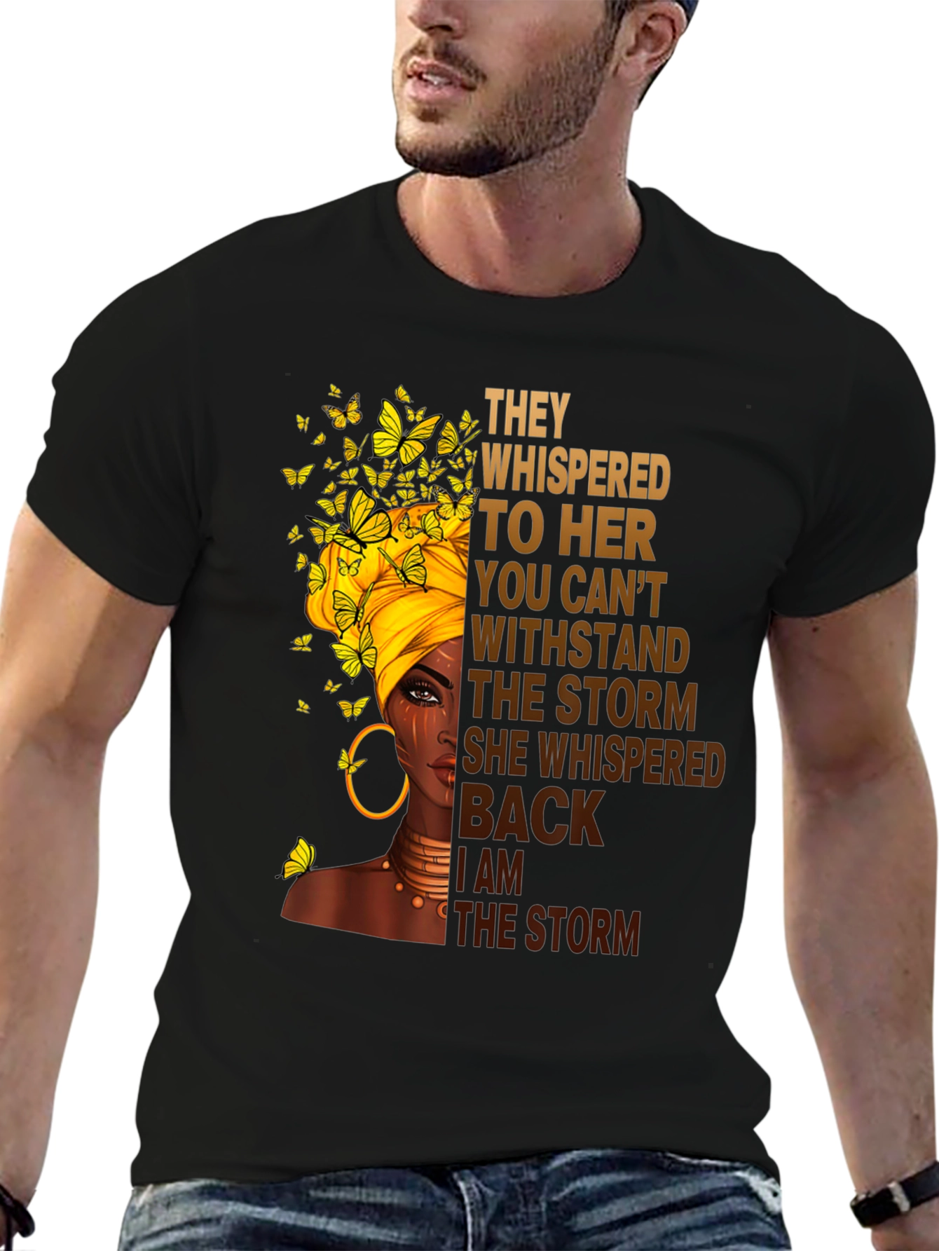 Inspirational I am the Storm Graphic Tee