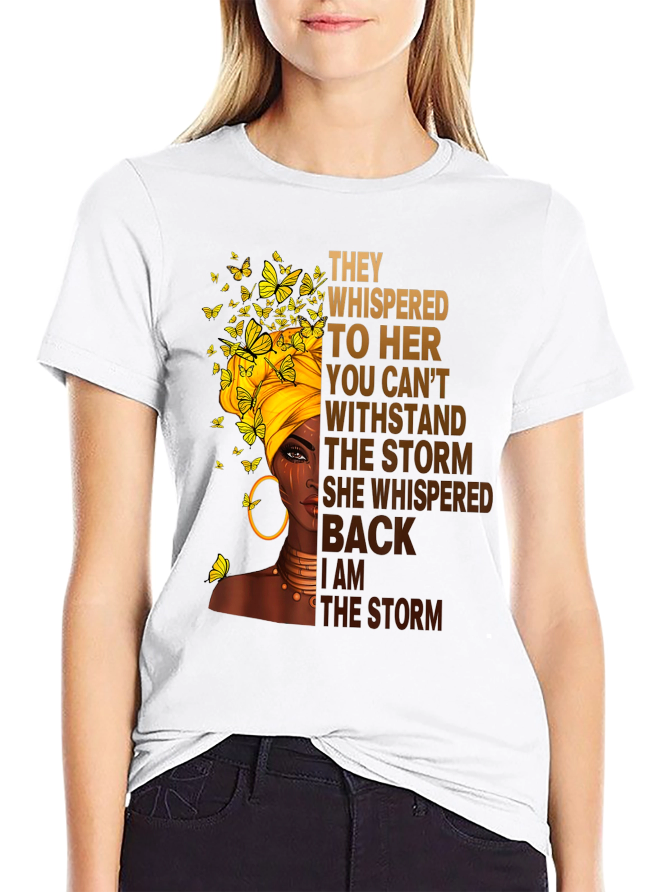 Inspirational I am the Storm Graphic Tee