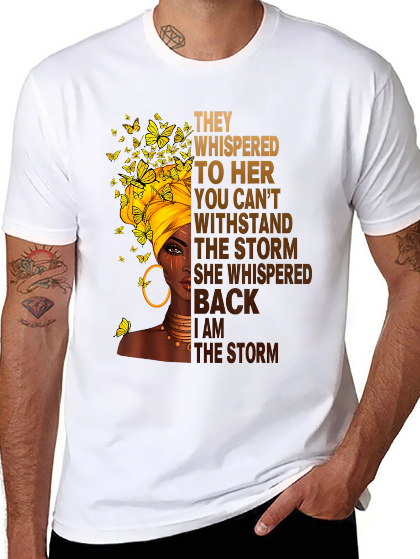 Inspirational I am the Storm Graphic Tee