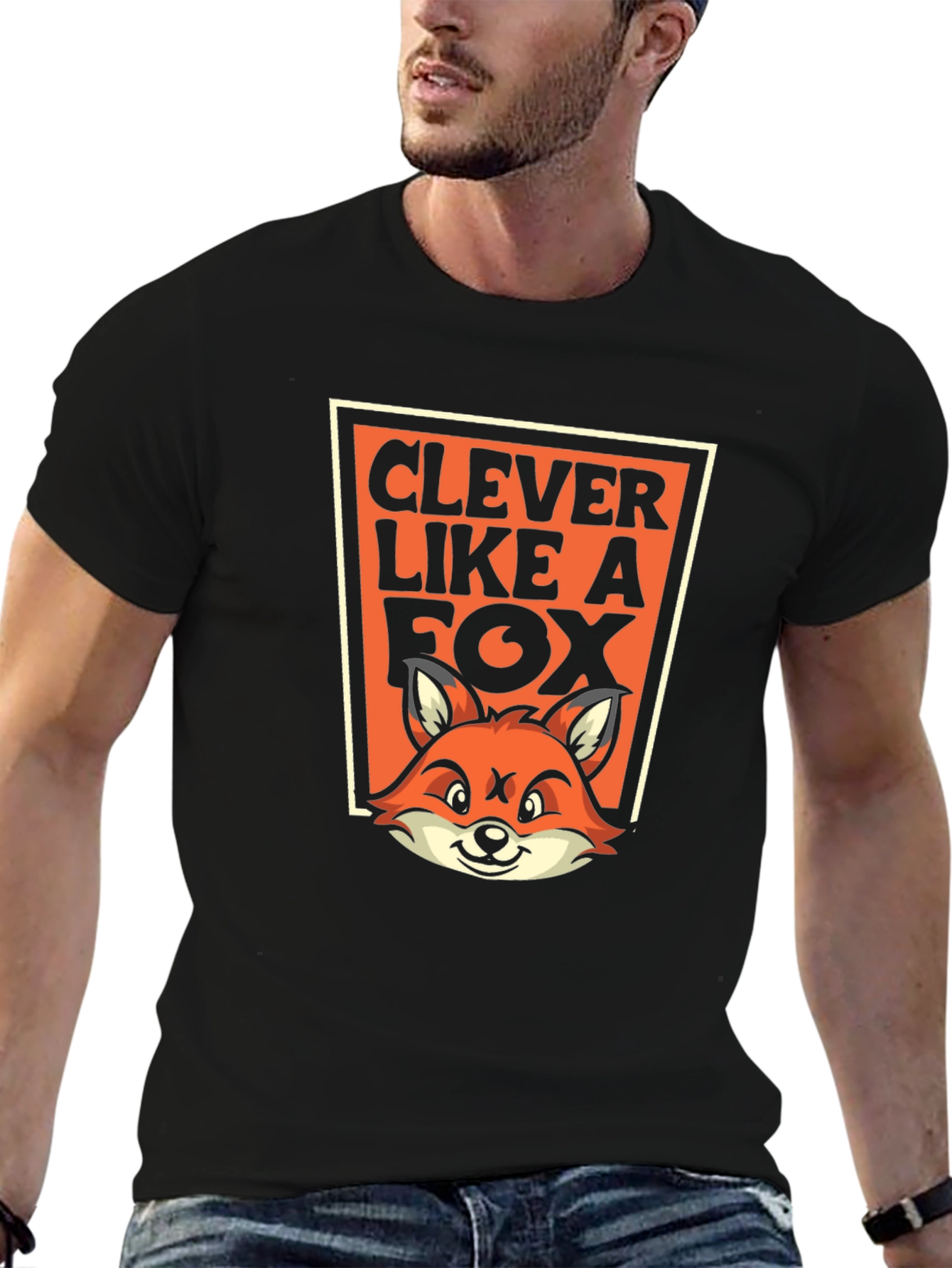 Clever Like A Fox T-Shirt - Unique Graphic Tee