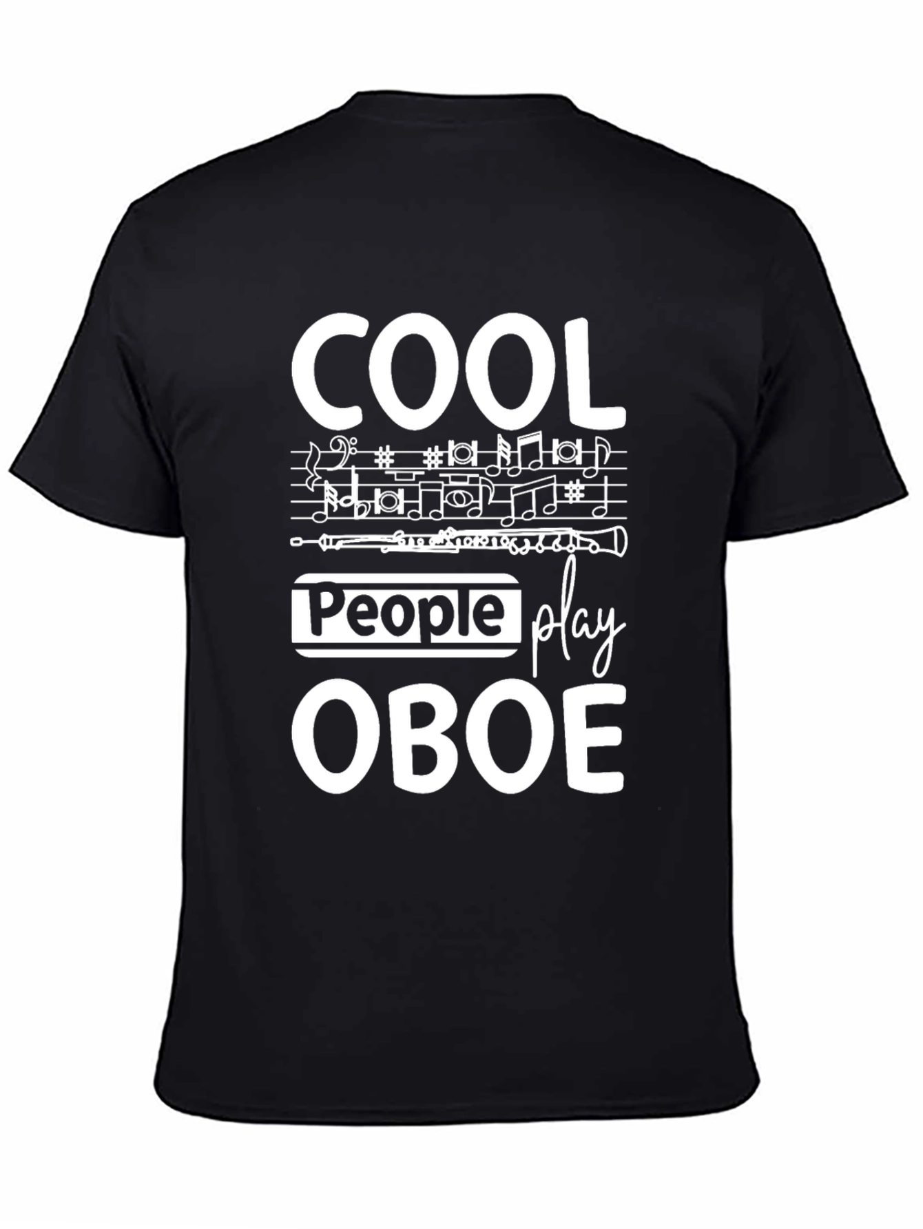 Cool People Play Oboe Graphic T-Shirt