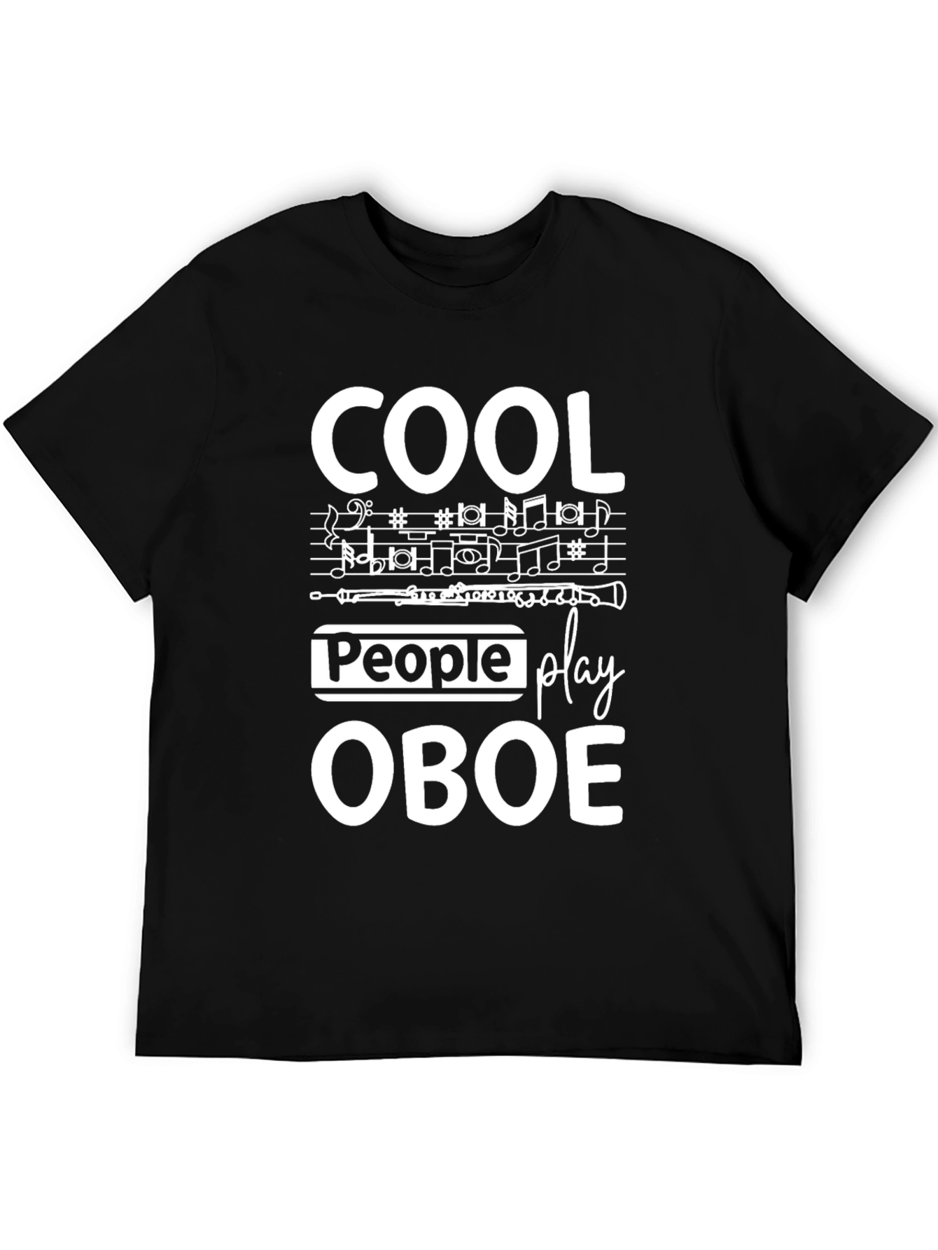 Cool People Play Oboe Graphic T-Shirt