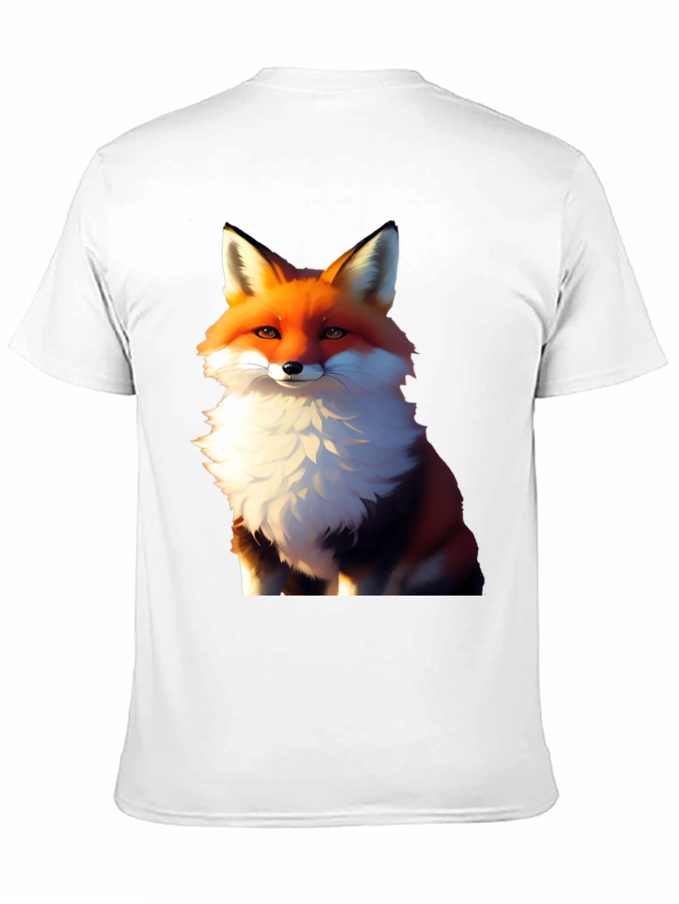 Fox Graphic Tee - Stylish Animal Print Shirt