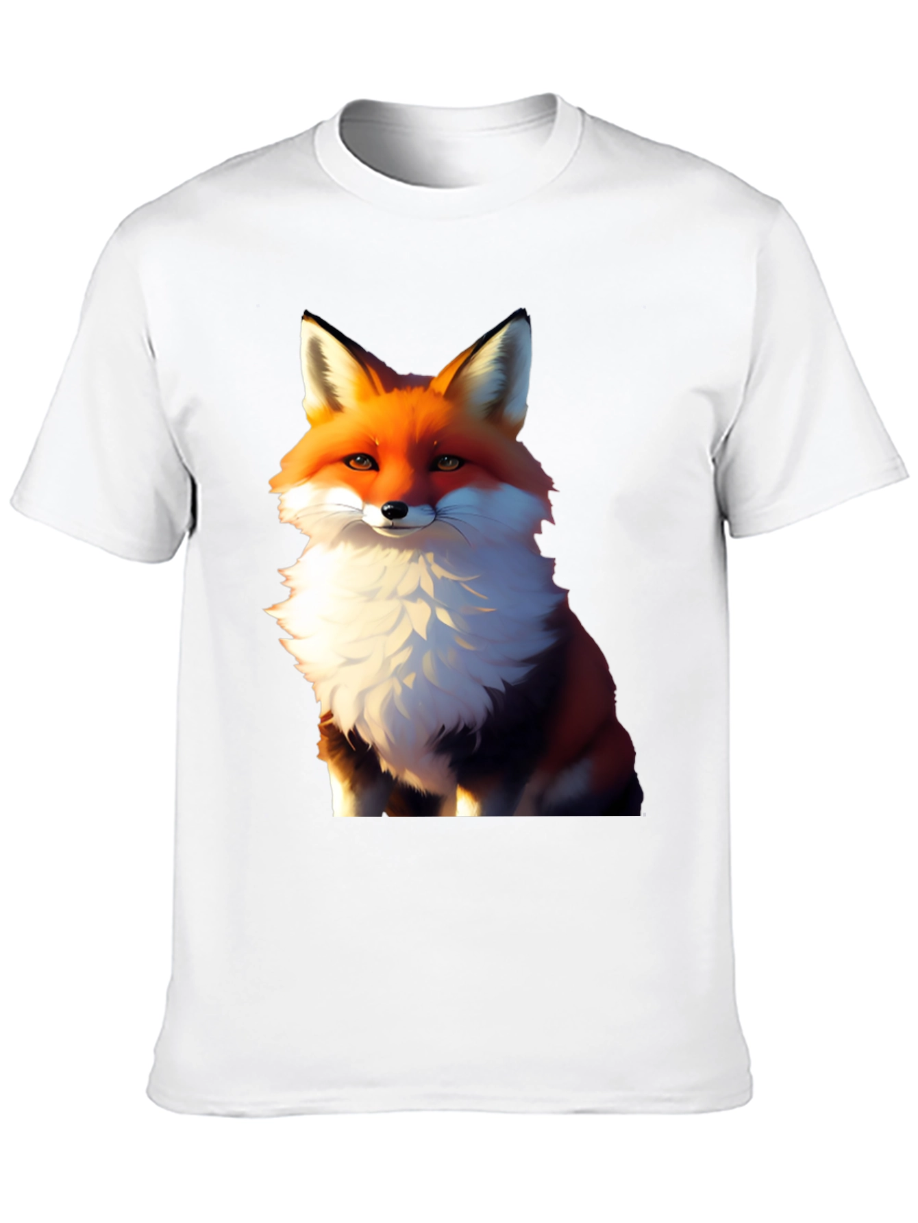 Fox Graphic Tee - Stylish Animal Print Shirt