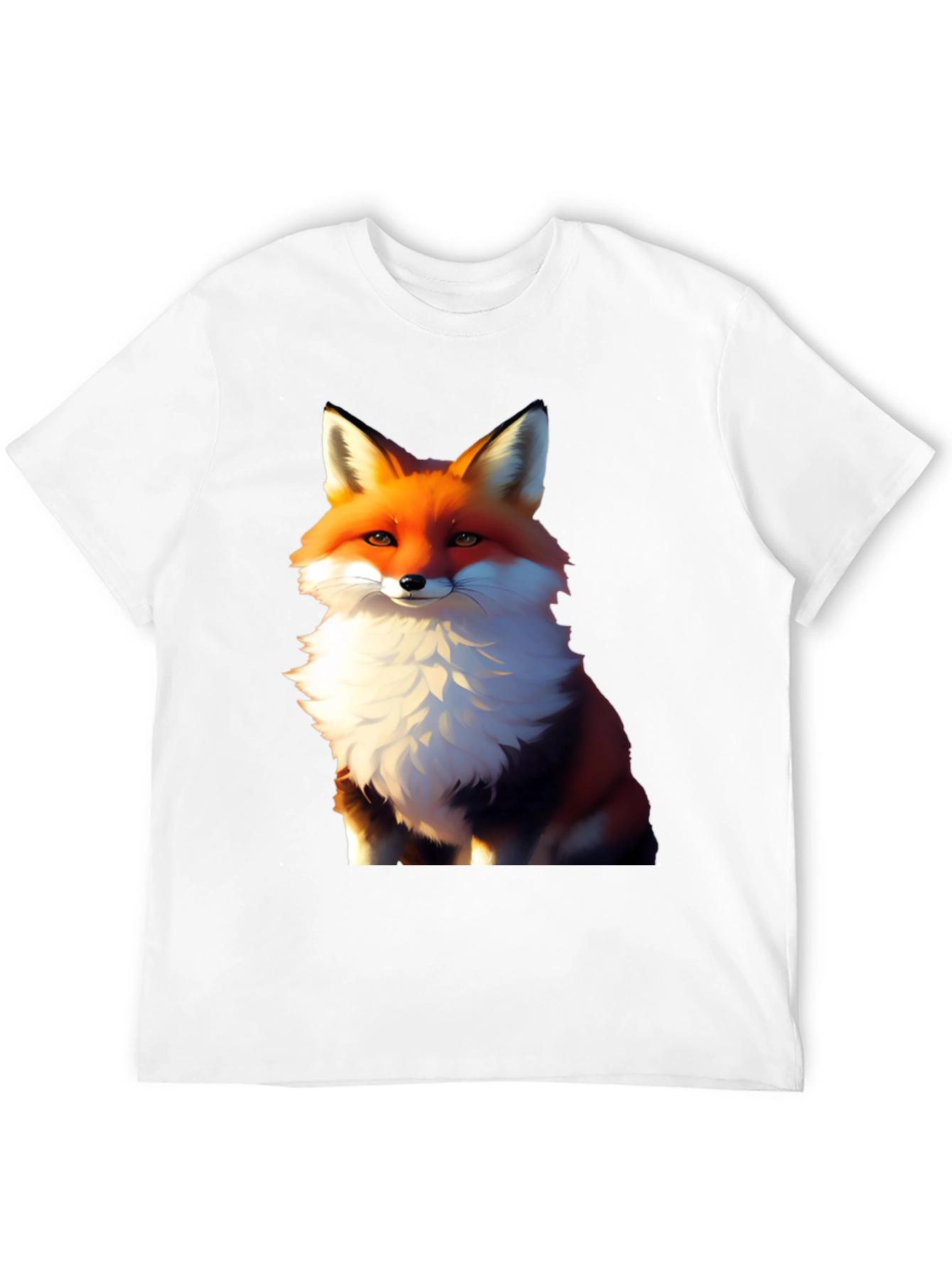 Fox Graphic Tee - Stylish Animal Print Shirt