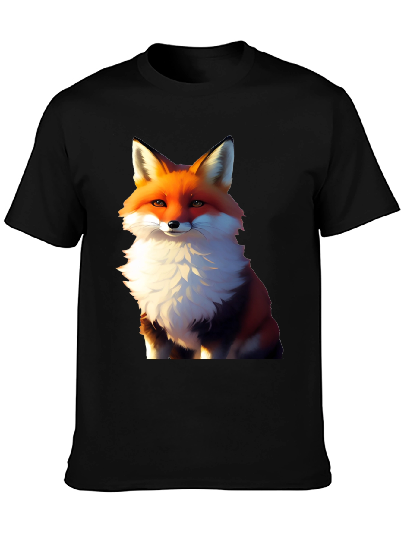 Fox Graphic Tee - Stylish Animal Print Shirt