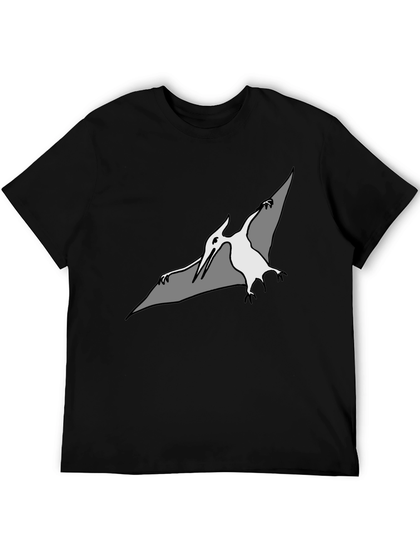 Pterodactyl Graphic Tee - Stylish Black T-Shirt