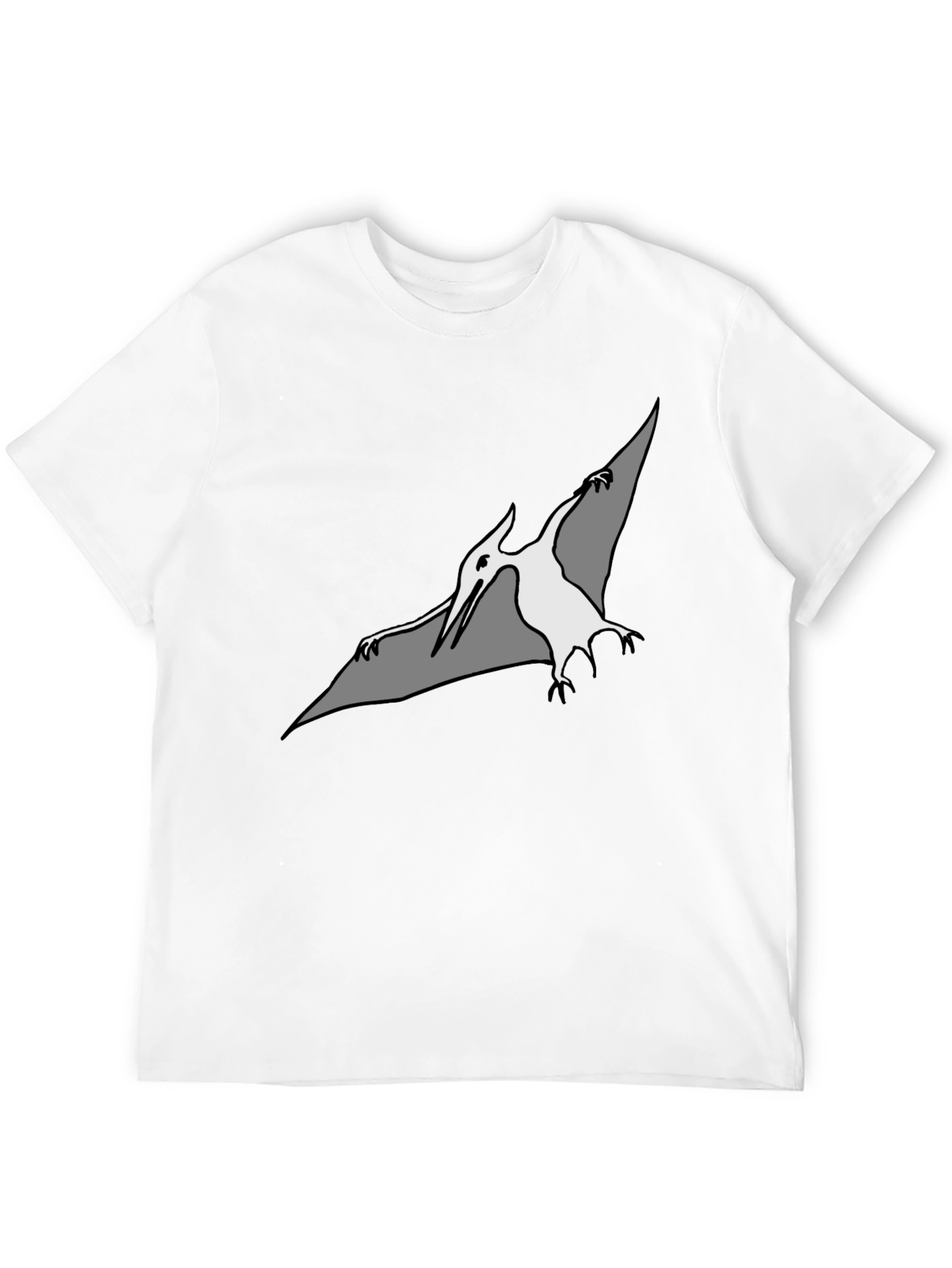 Pterodactyl Graphic Tee - Stylish Black T-Shirt