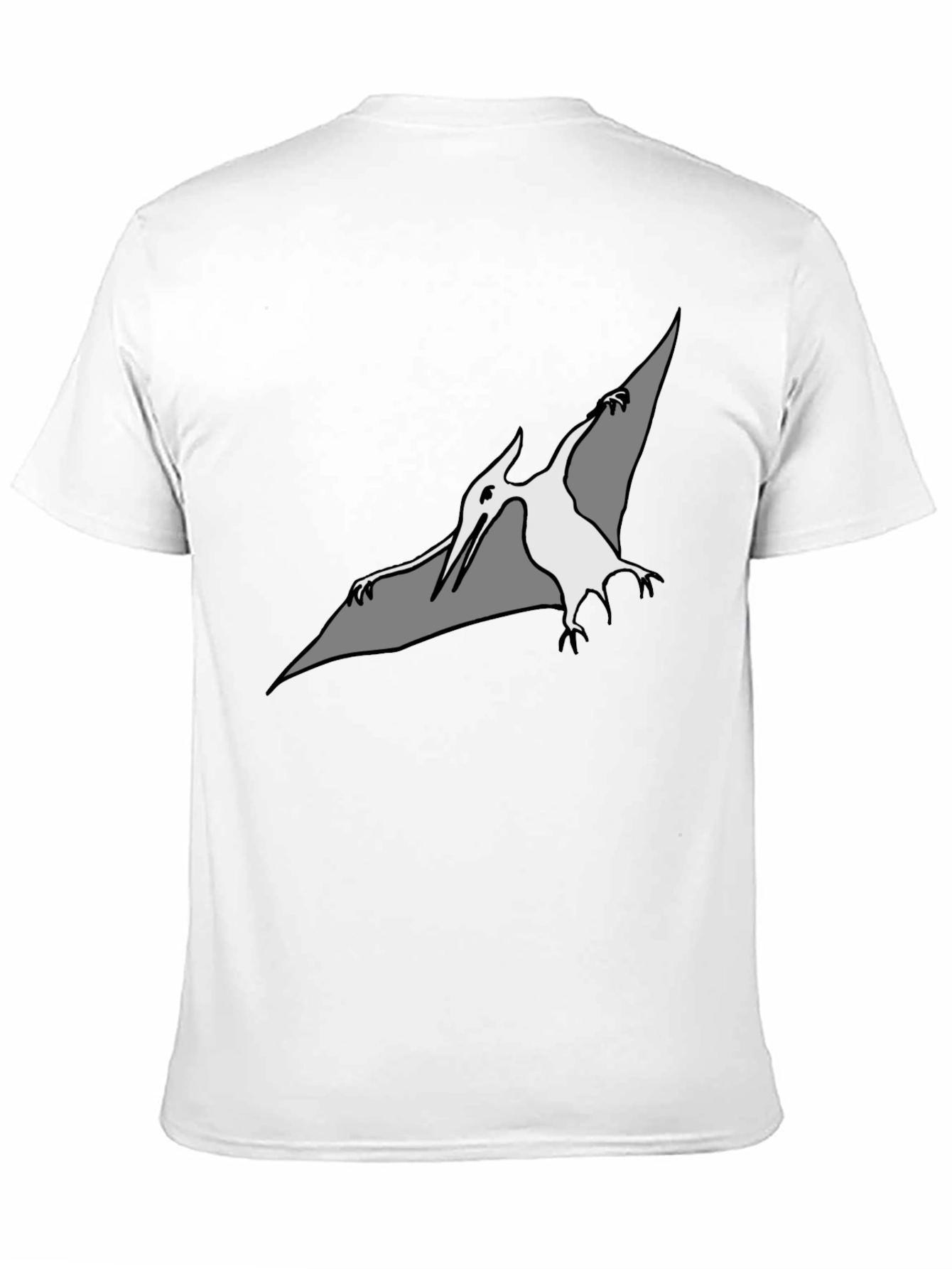 Pterodactyl Graphic Tee - Stylish Black T-Shirt