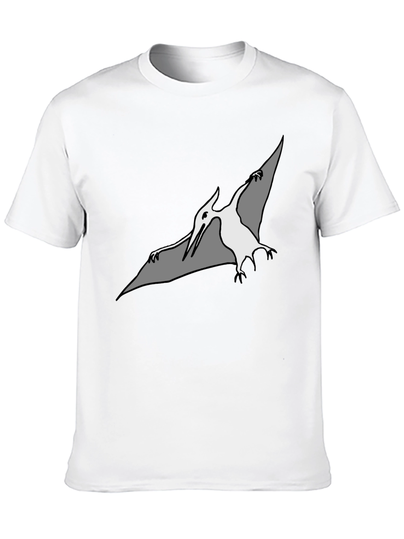 Pterodactyl Graphic Tee - Stylish Black T-Shirt