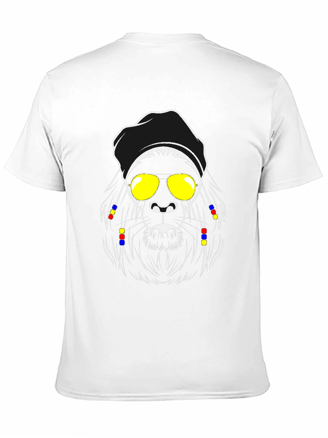Cool Lion Graphic Tee - Black