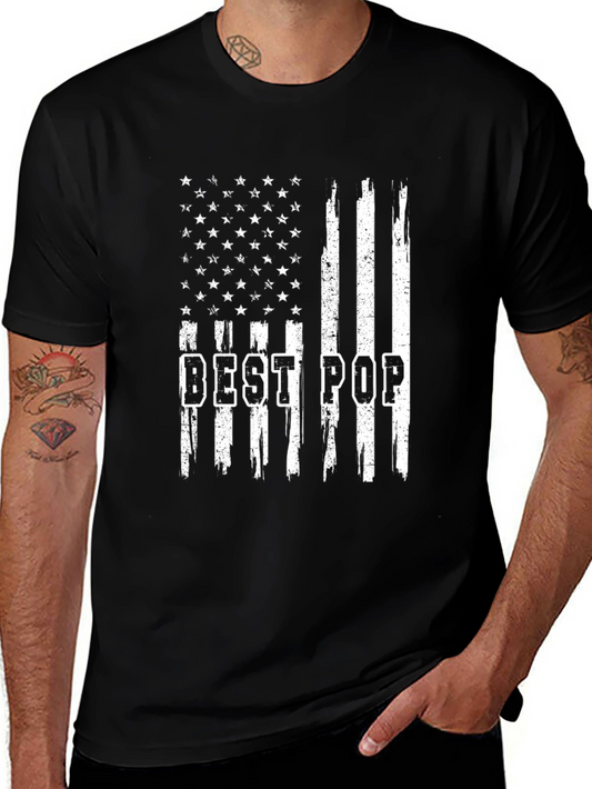 Best Pop American Flag T-Shirt