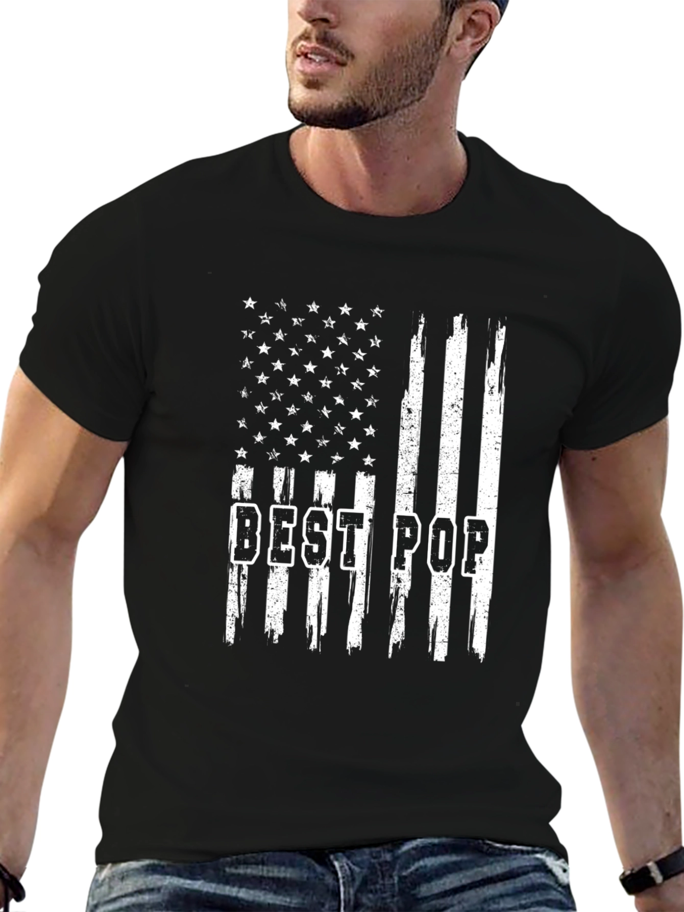 Best Pop American Flag T-Shirt