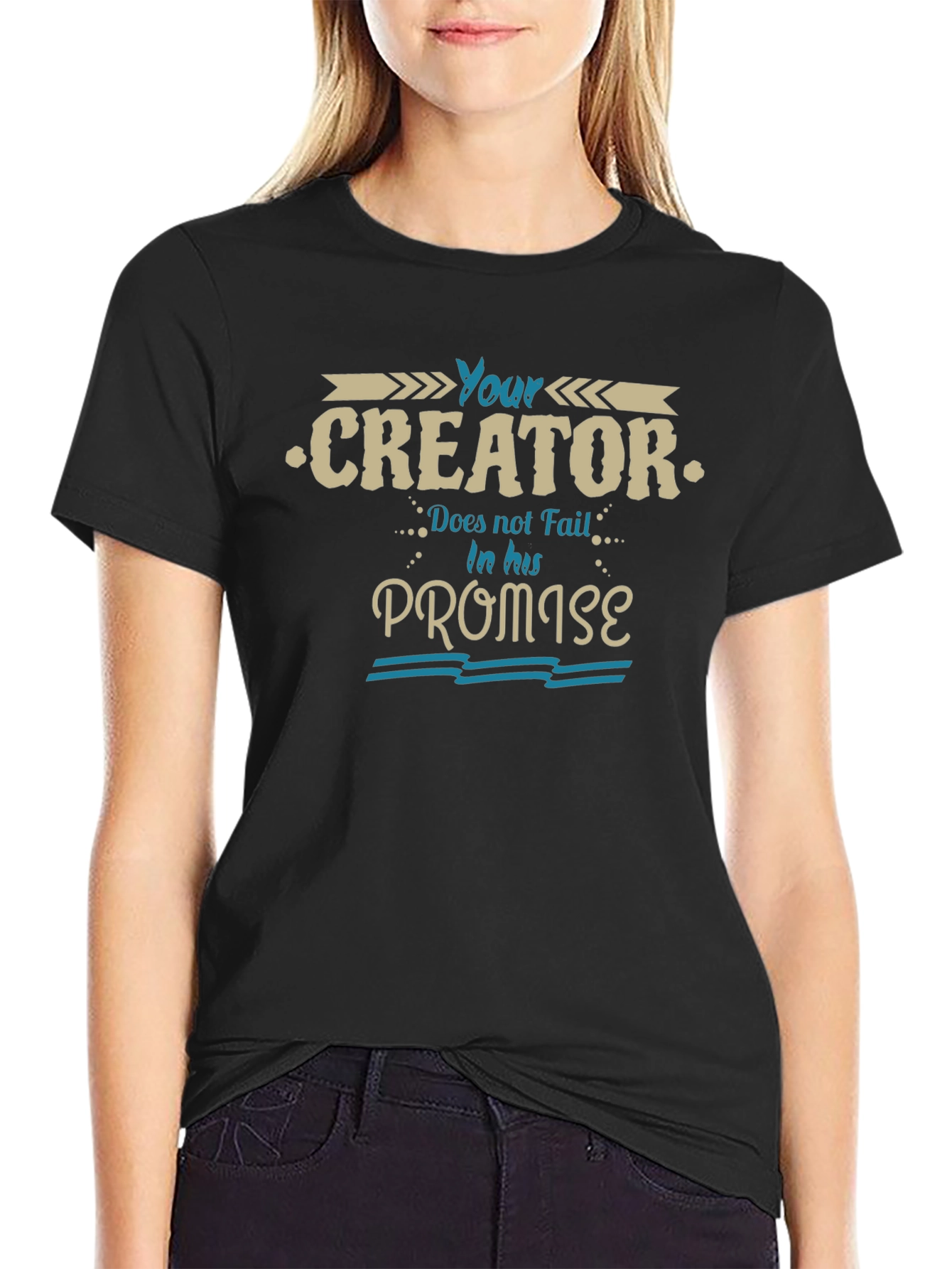 Creator Promise Black Graphic T-Shirt