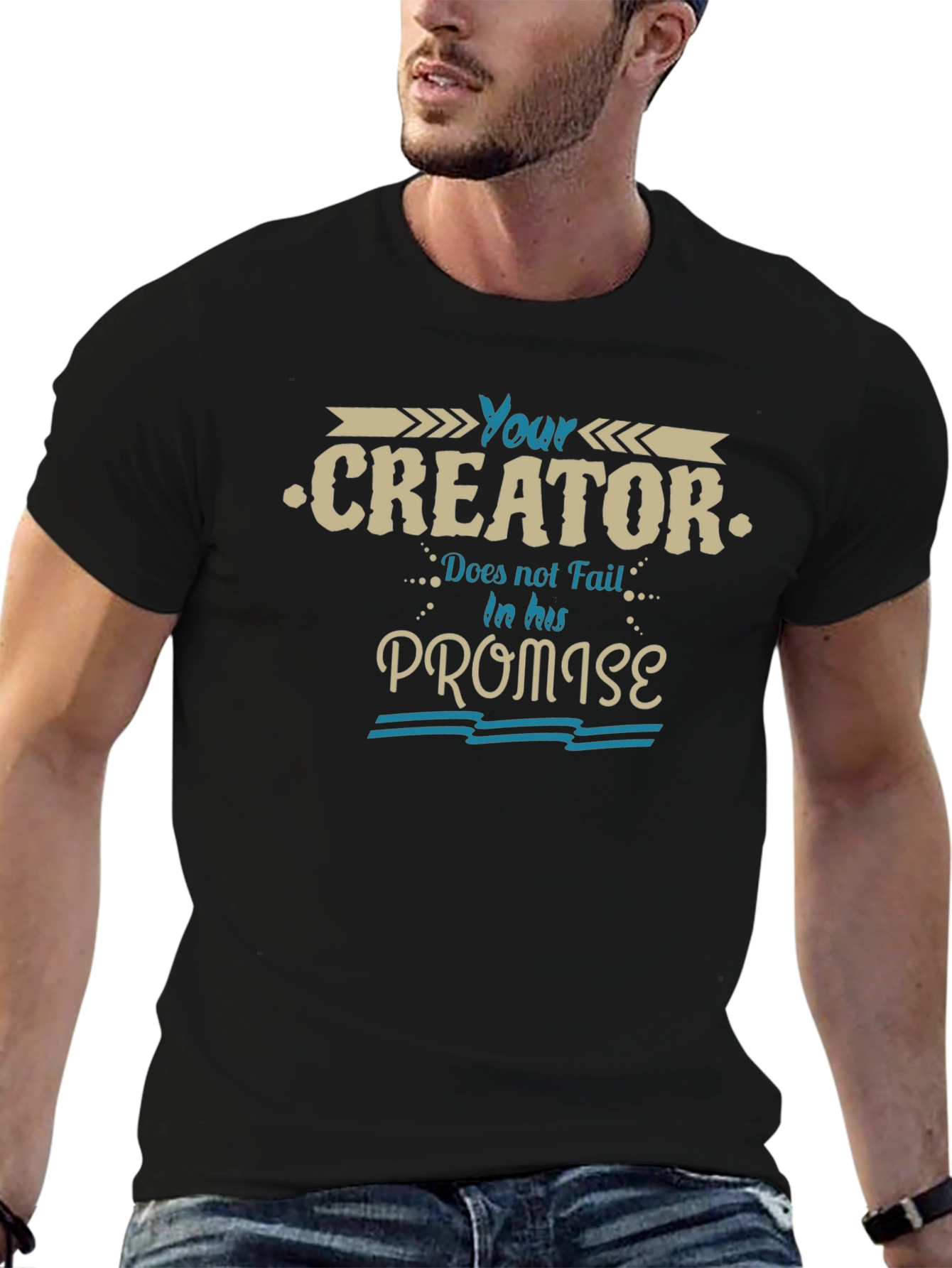 Creator Promise Black Graphic T-Shirt