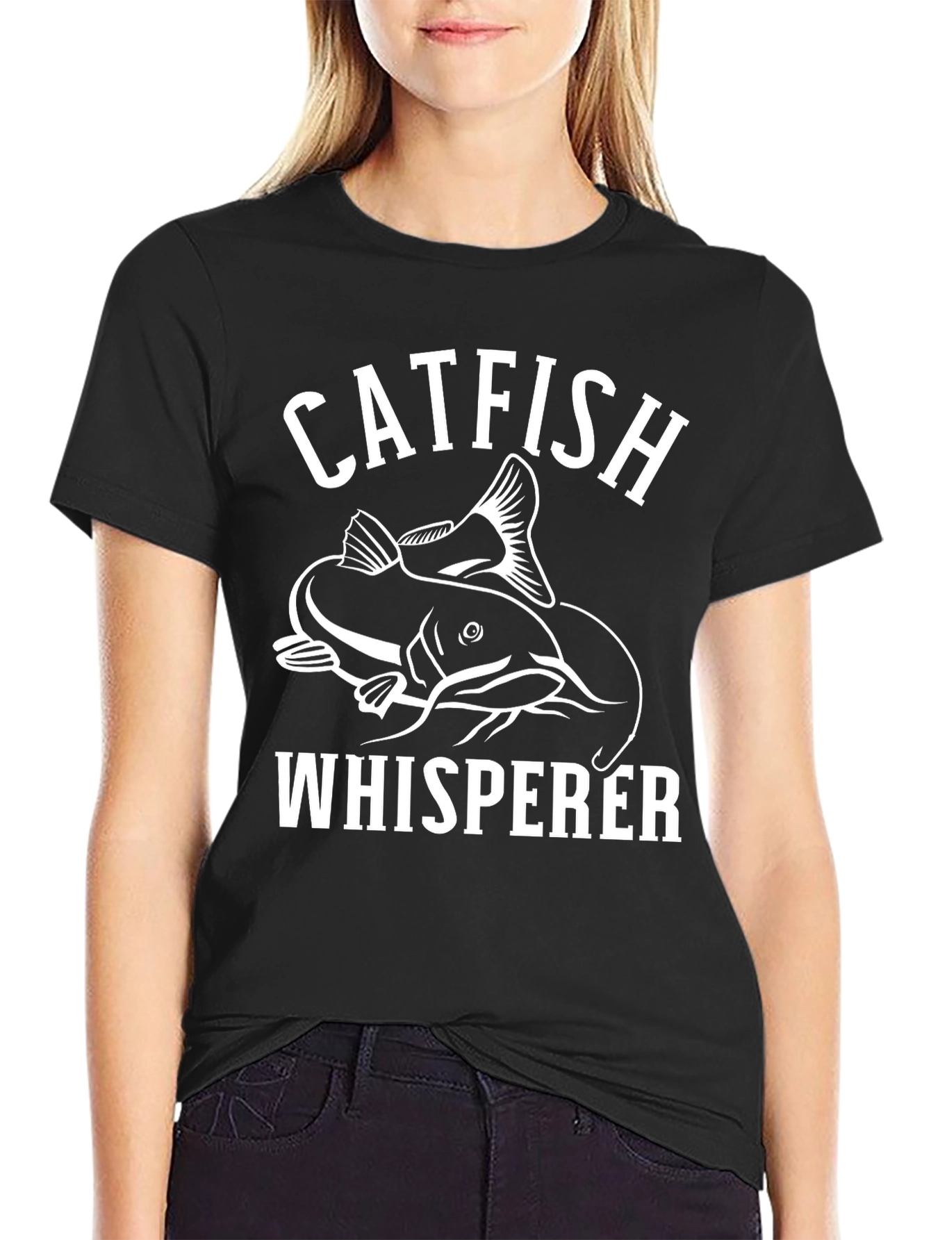 Catfish Whisperer Graphic Tee - Anglers Humor